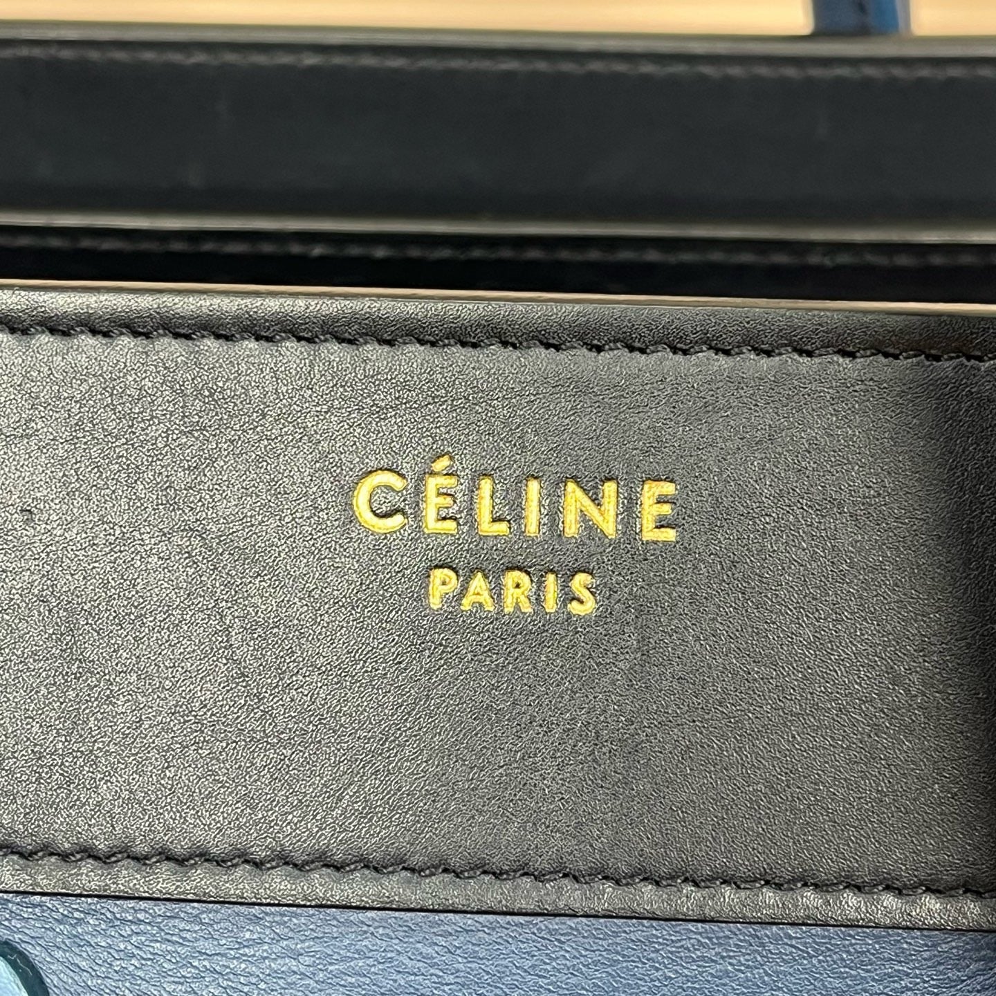 Celine - Luggage - Leather - Blue - (medium)