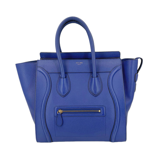 Celine - Luggage - Leather - Blue - (mini)