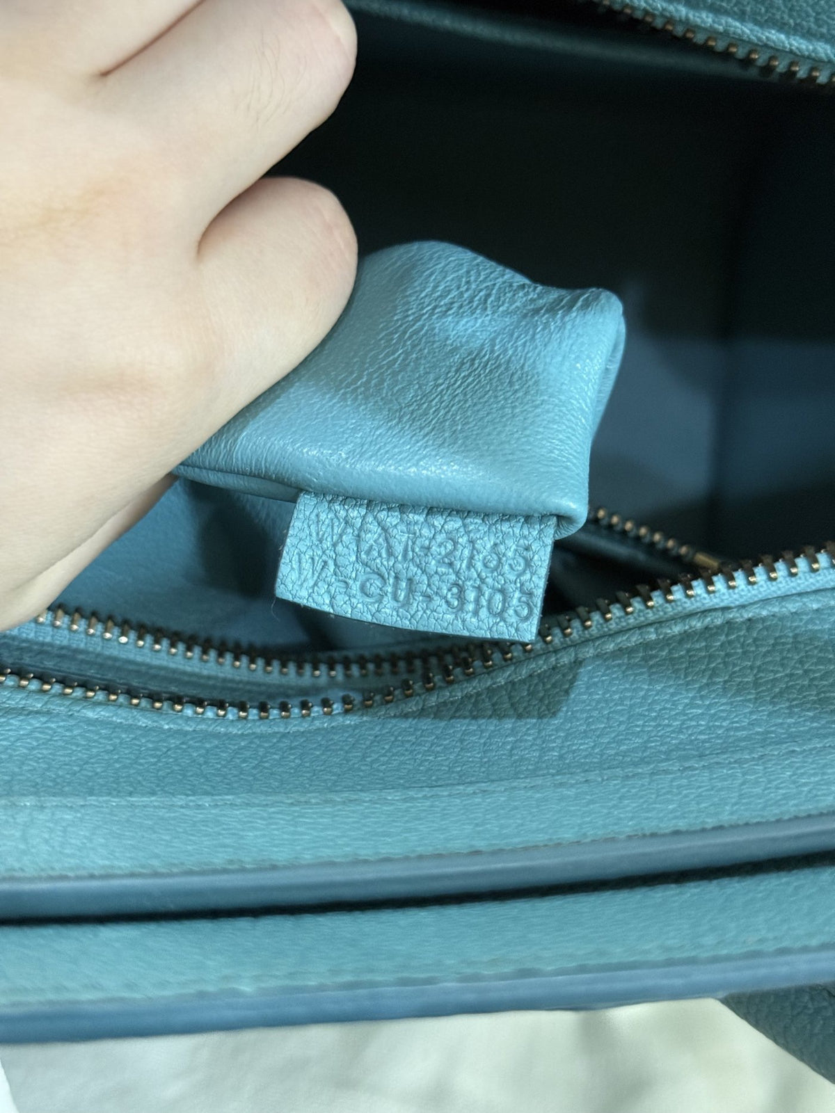 Celine - Luggage - Leather - Blue - (Small)