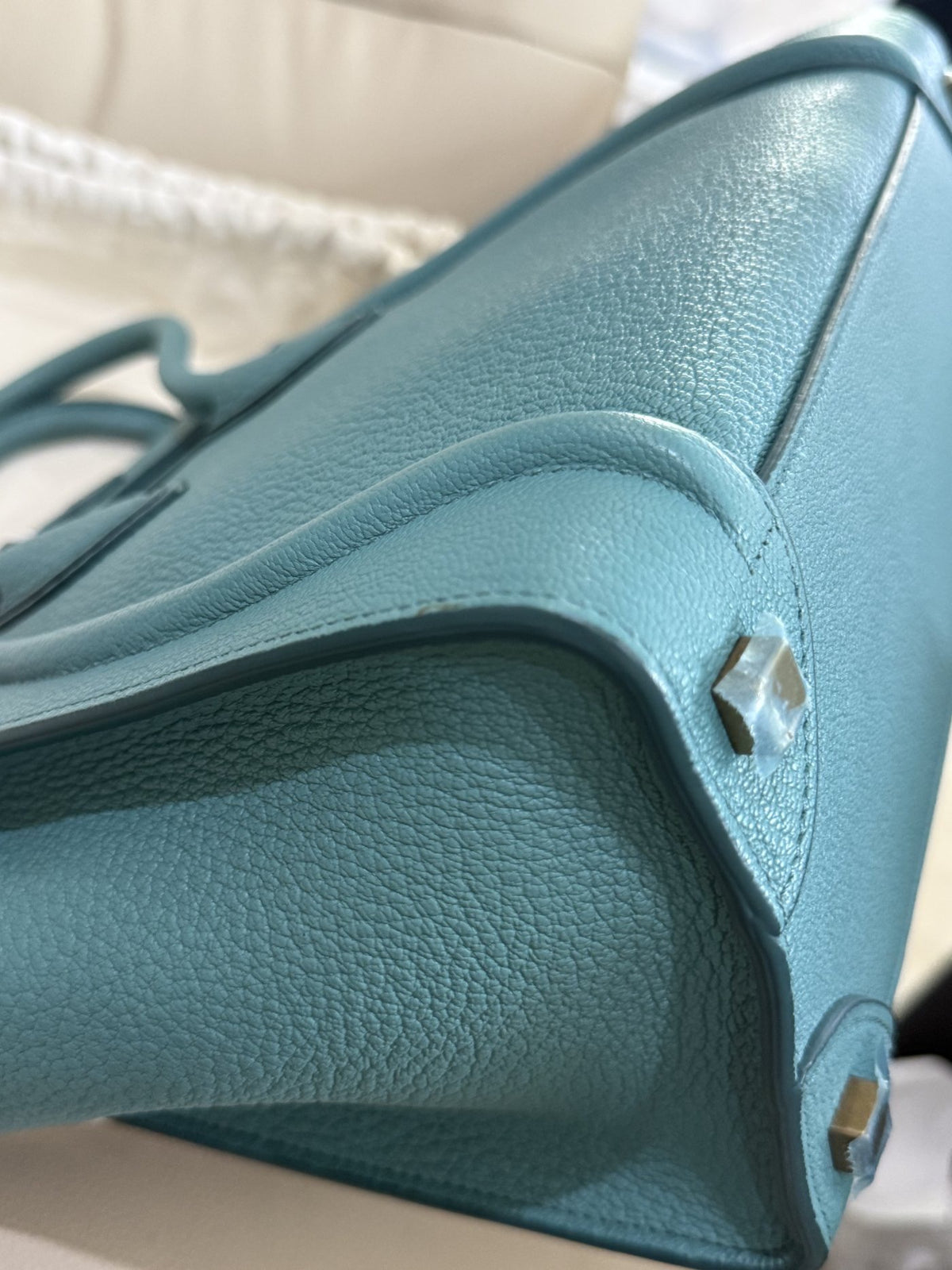 Celine - Luggage - Leather - Blue - (Small)
