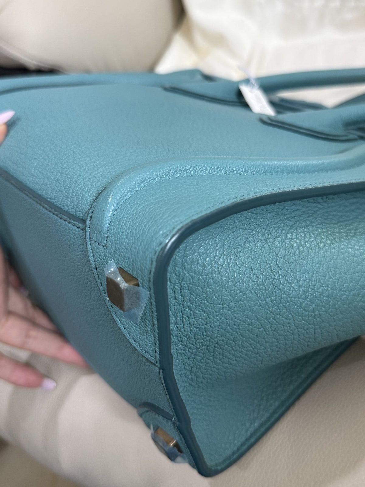 Celine - Luggage - Leather - Blue - (Small)
