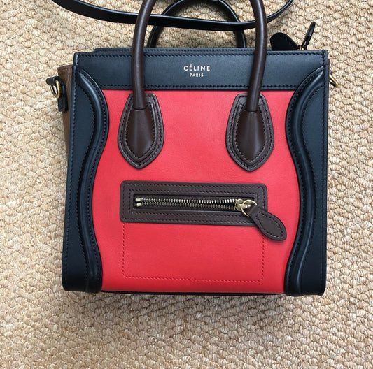 Celine - Luggage - Leather - Multicolour - (mini)