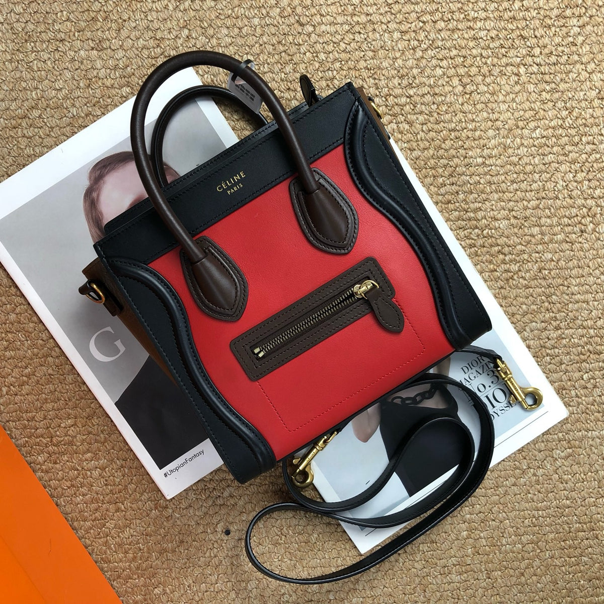 Celine - Luggage - Leather - Multicolour - (mini)