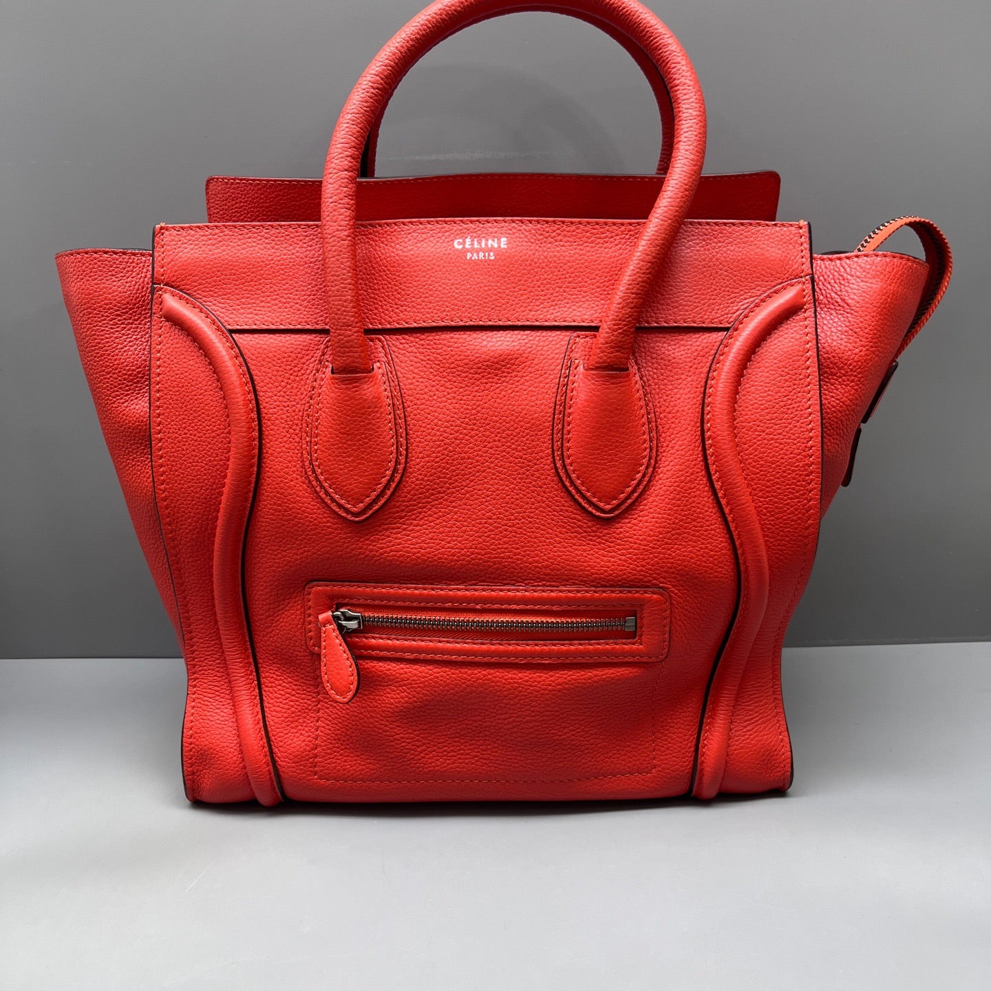 Celine - Luggage - Leather - Orange - (medium)