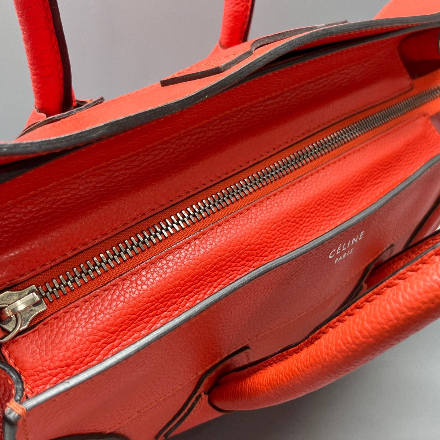Celine - Luggage - Leather - Orange - (medium)