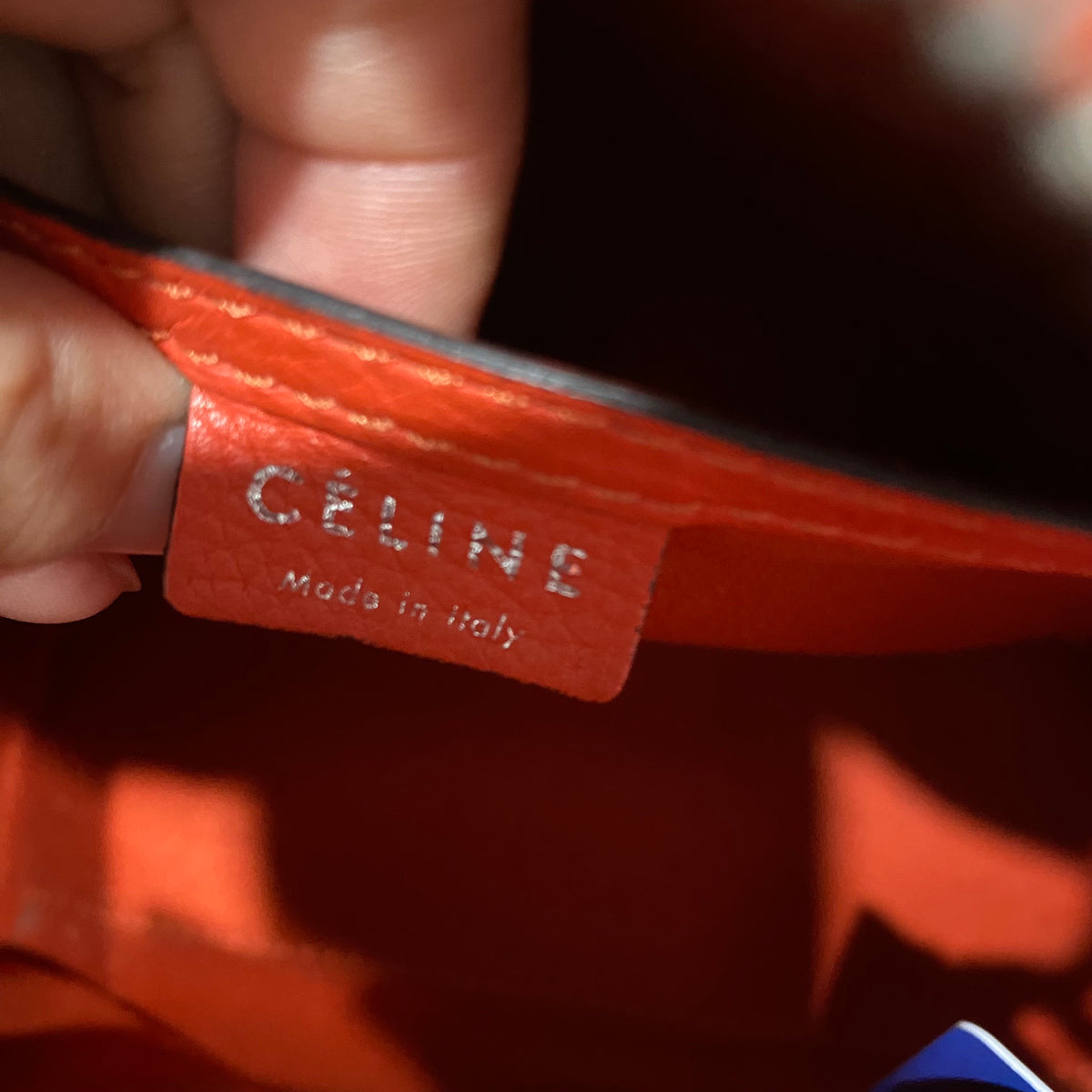 Celine - Luggage - Leather - Orange - (mini)