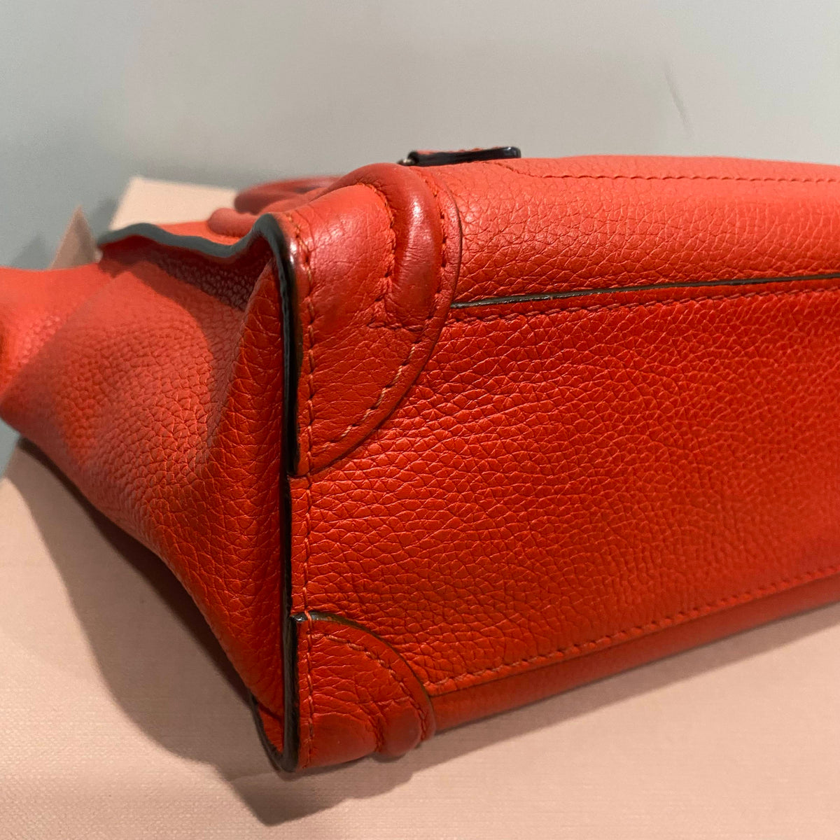 Celine - Luggage - Leather - Orange - (mini)