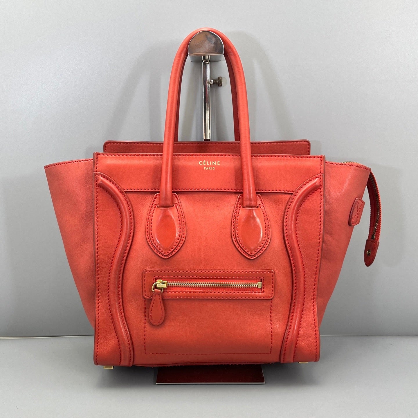 Celine - Luggage - Leather - Orange - (Small)