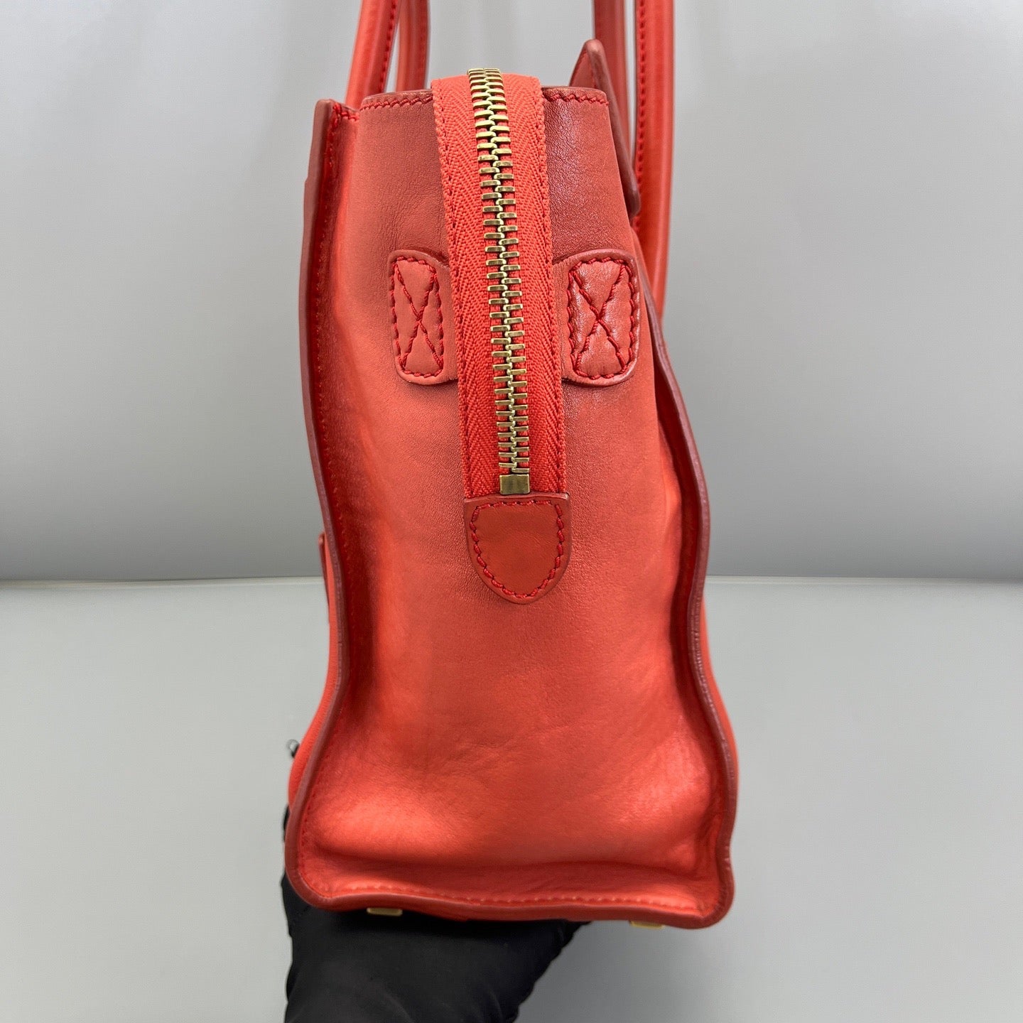 Celine - Luggage - Leather - Orange - (Small)
