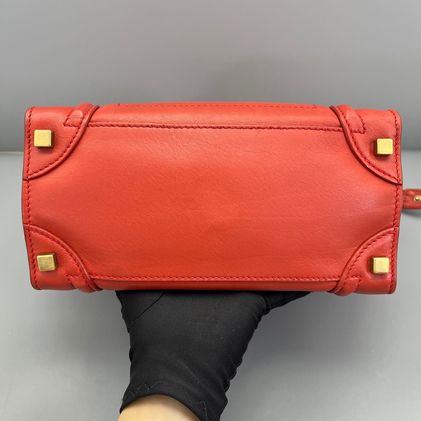 Celine - Luggage - Leather - Orange - (Small)