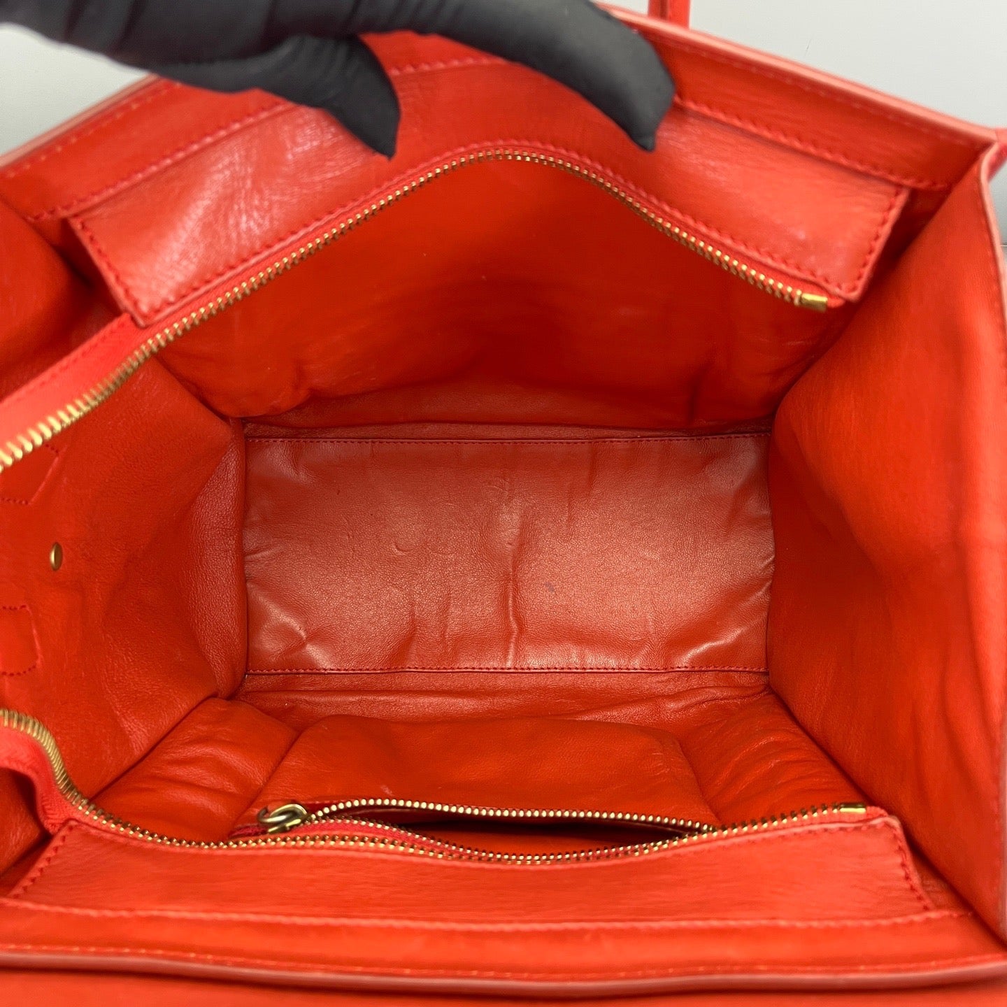 Celine - Luggage - Leather - Orange - (Small)