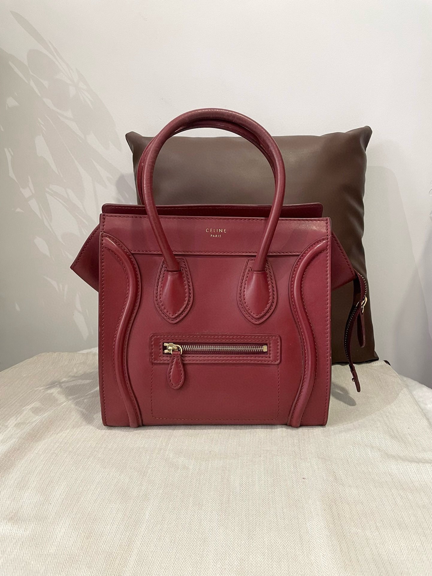 Celine - Luggage - Leather - Red - (Other)