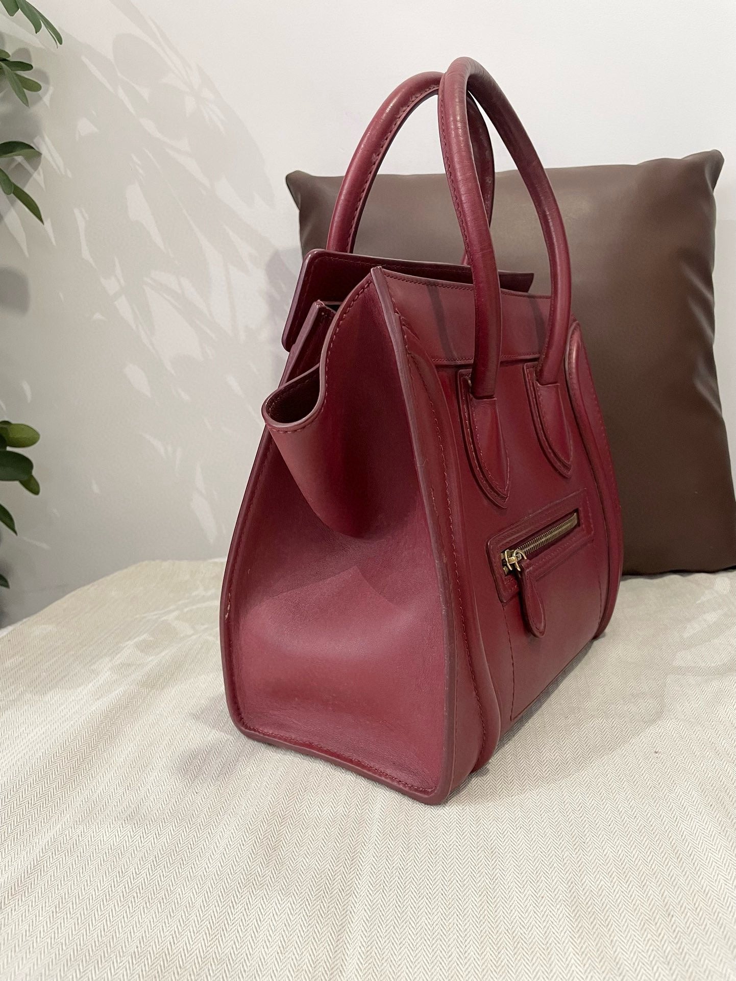 Celine - Luggage - Leather - Red - (Other)