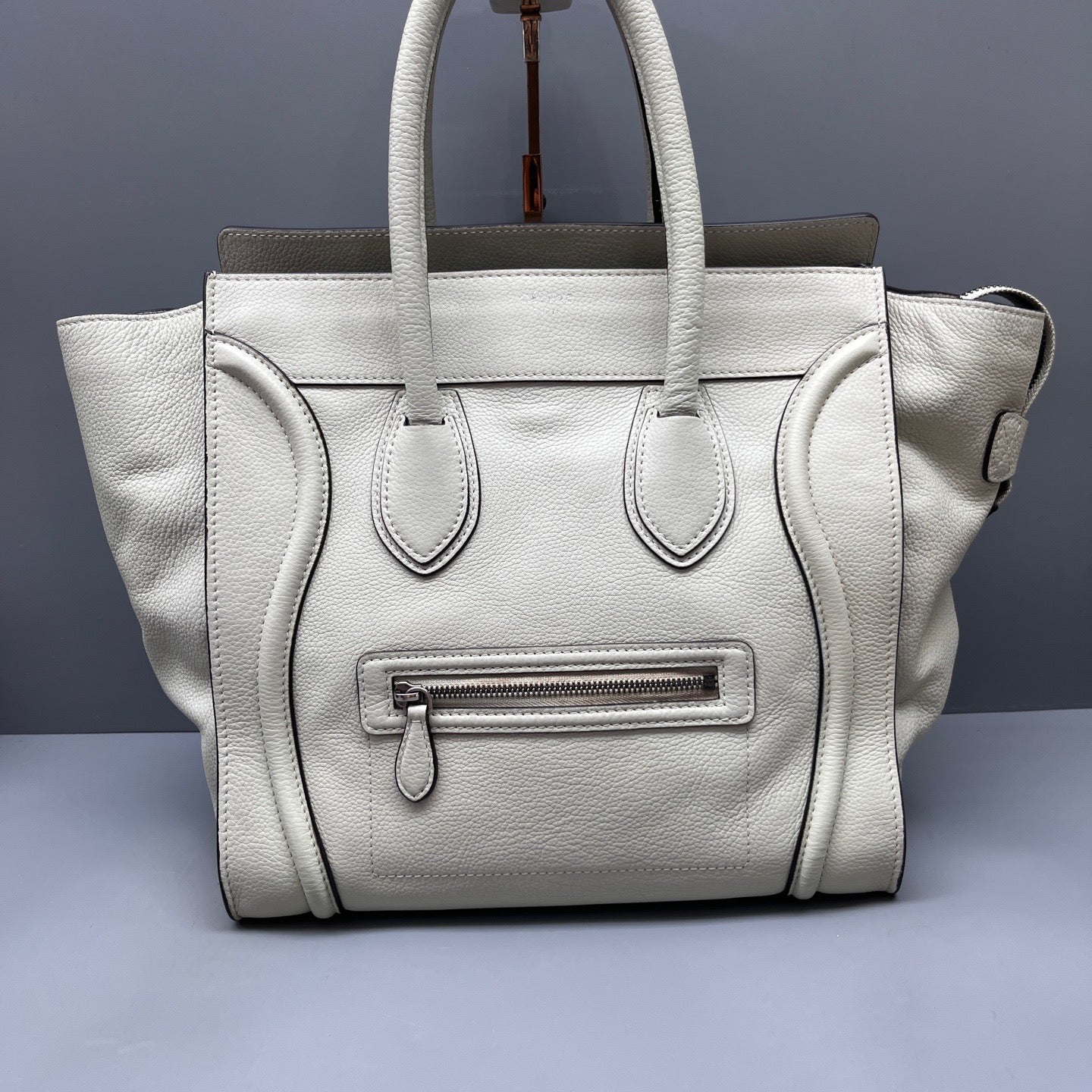 Celine - Luggage - Leather - White - (medium)