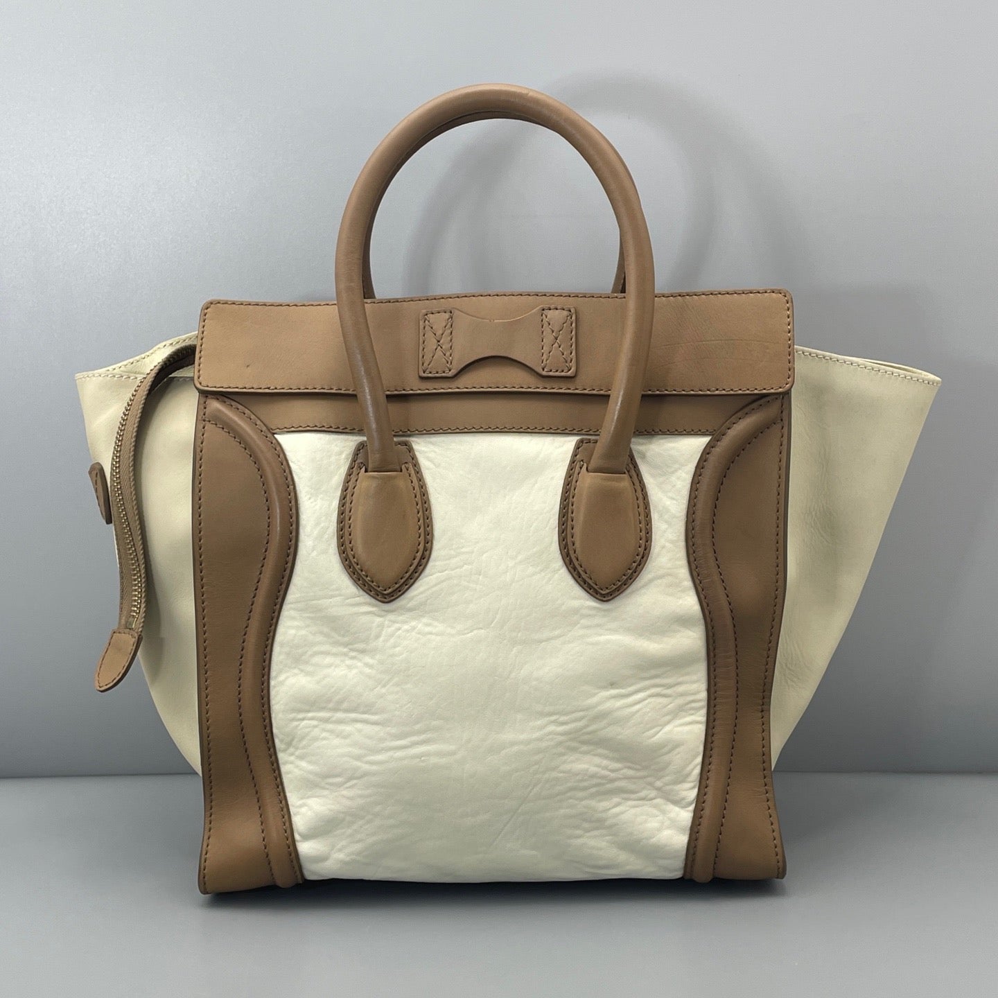 Celine - Luggage - Leather - White - (Medium)