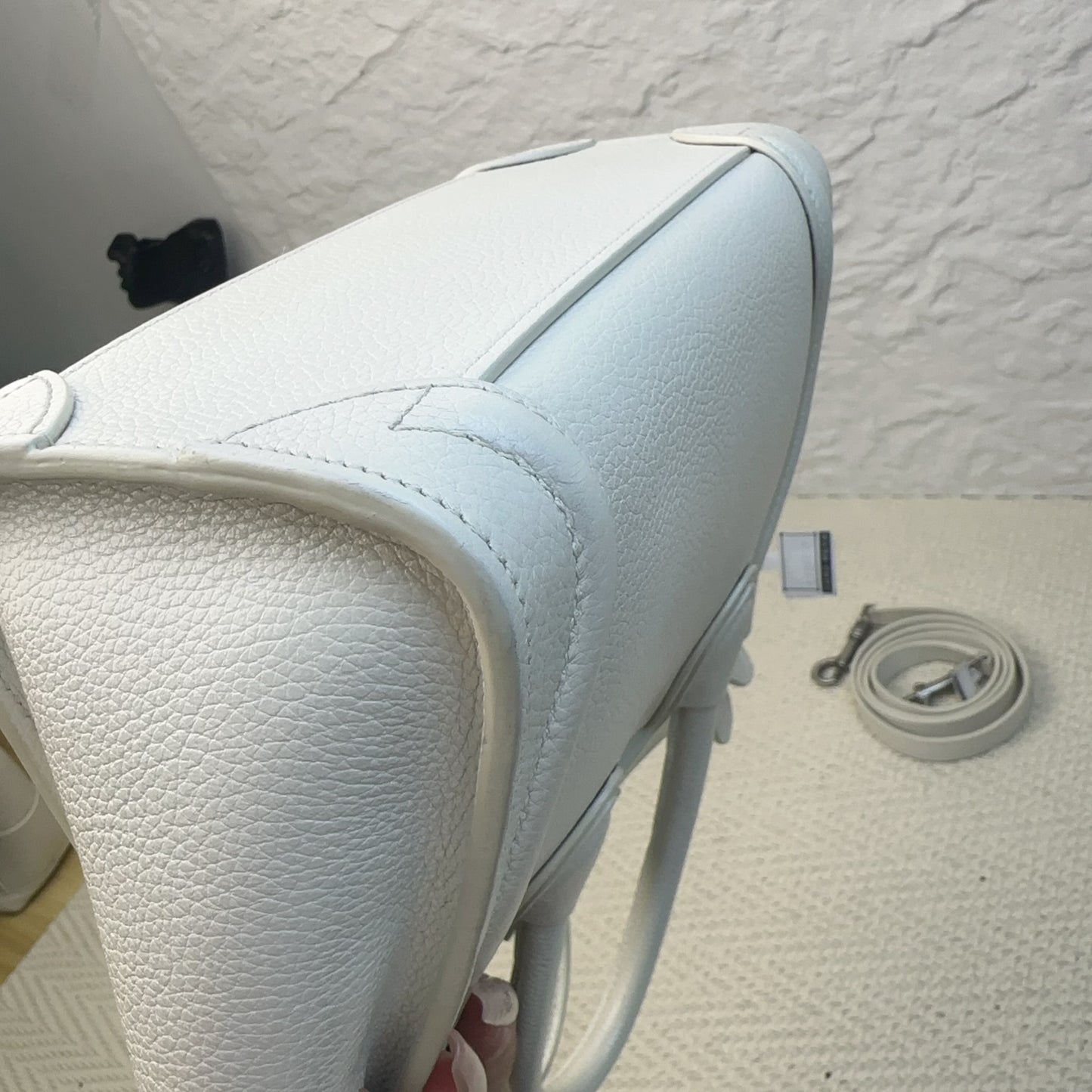 Celine - Luggage - Leather - White - (mini)