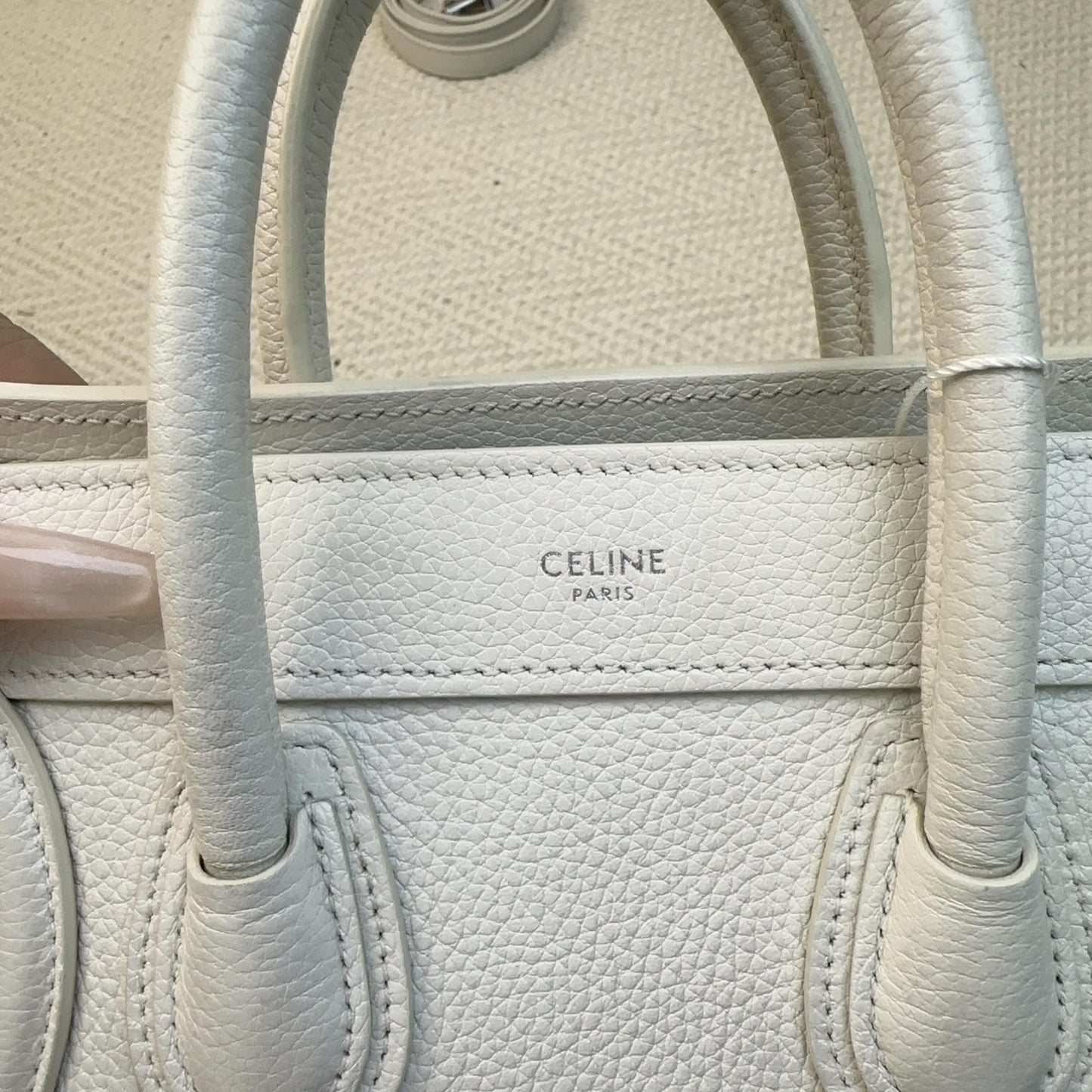 Celine - Luggage - Leather - White - (mini)