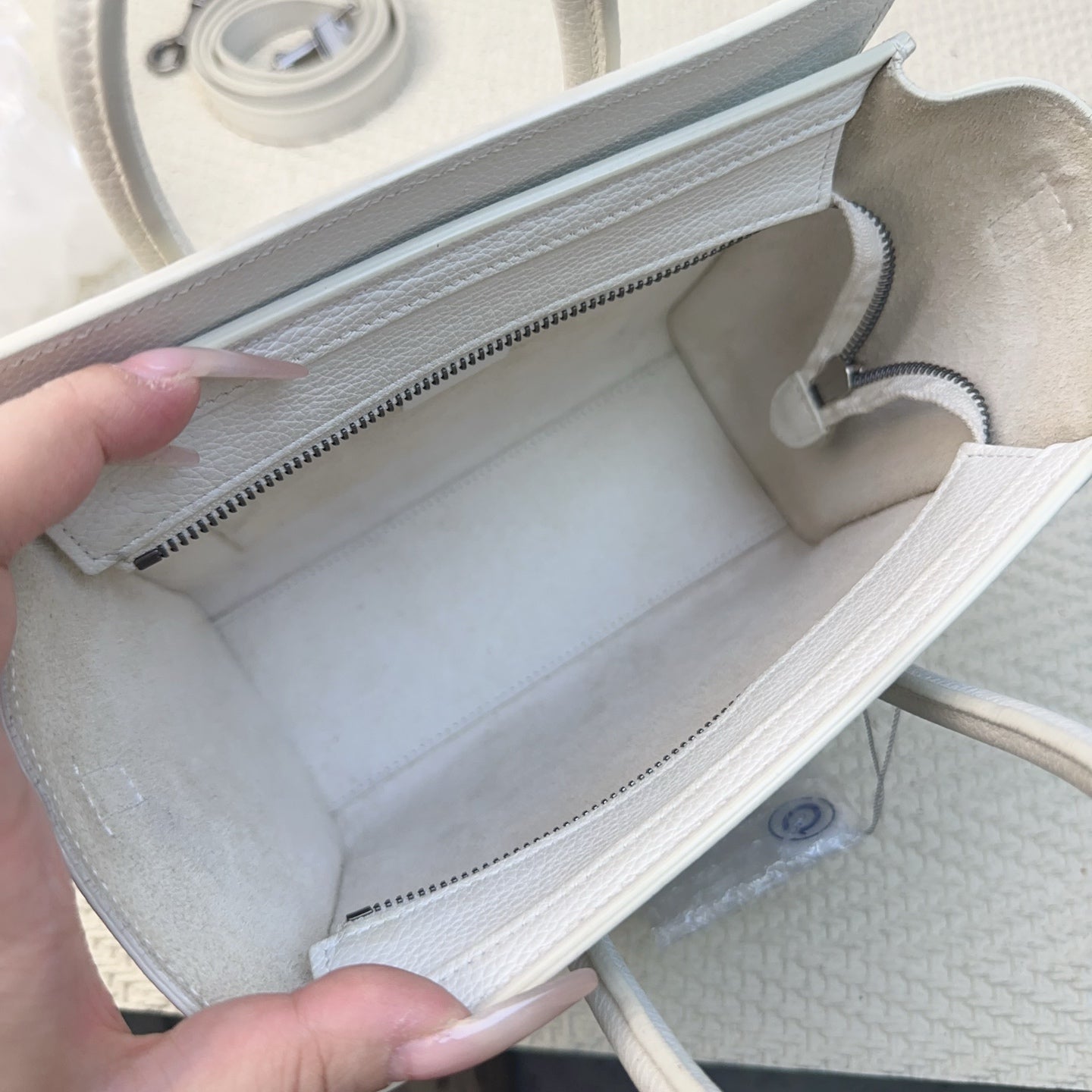 Celine - Luggage - Leather - White - (mini)