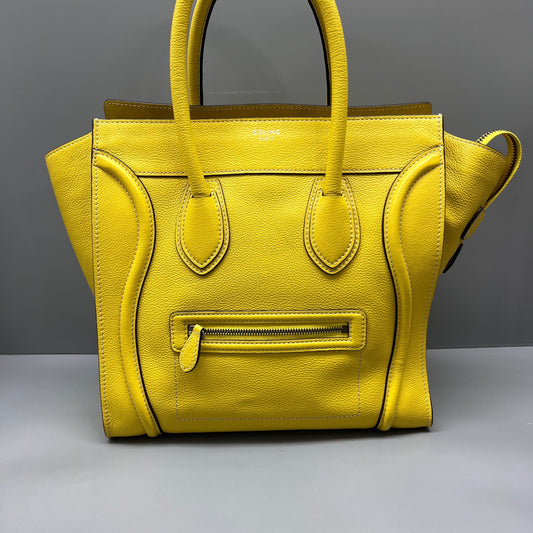 Celine - Luggage - Leather - Yellow - (medium)
