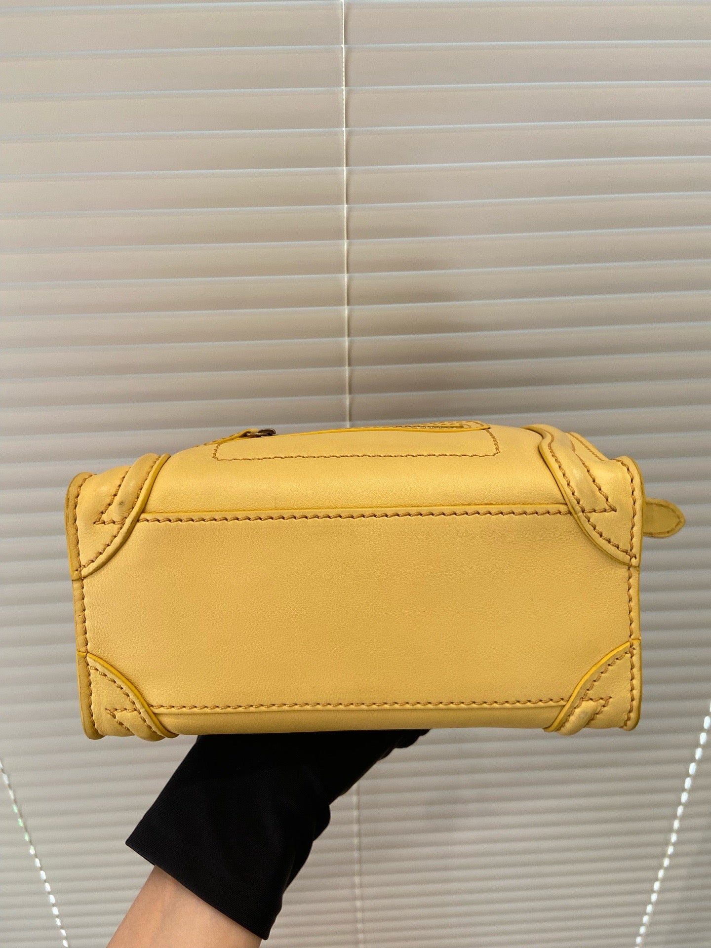 Celine - Luggage - Leather - Yellow - (mini)