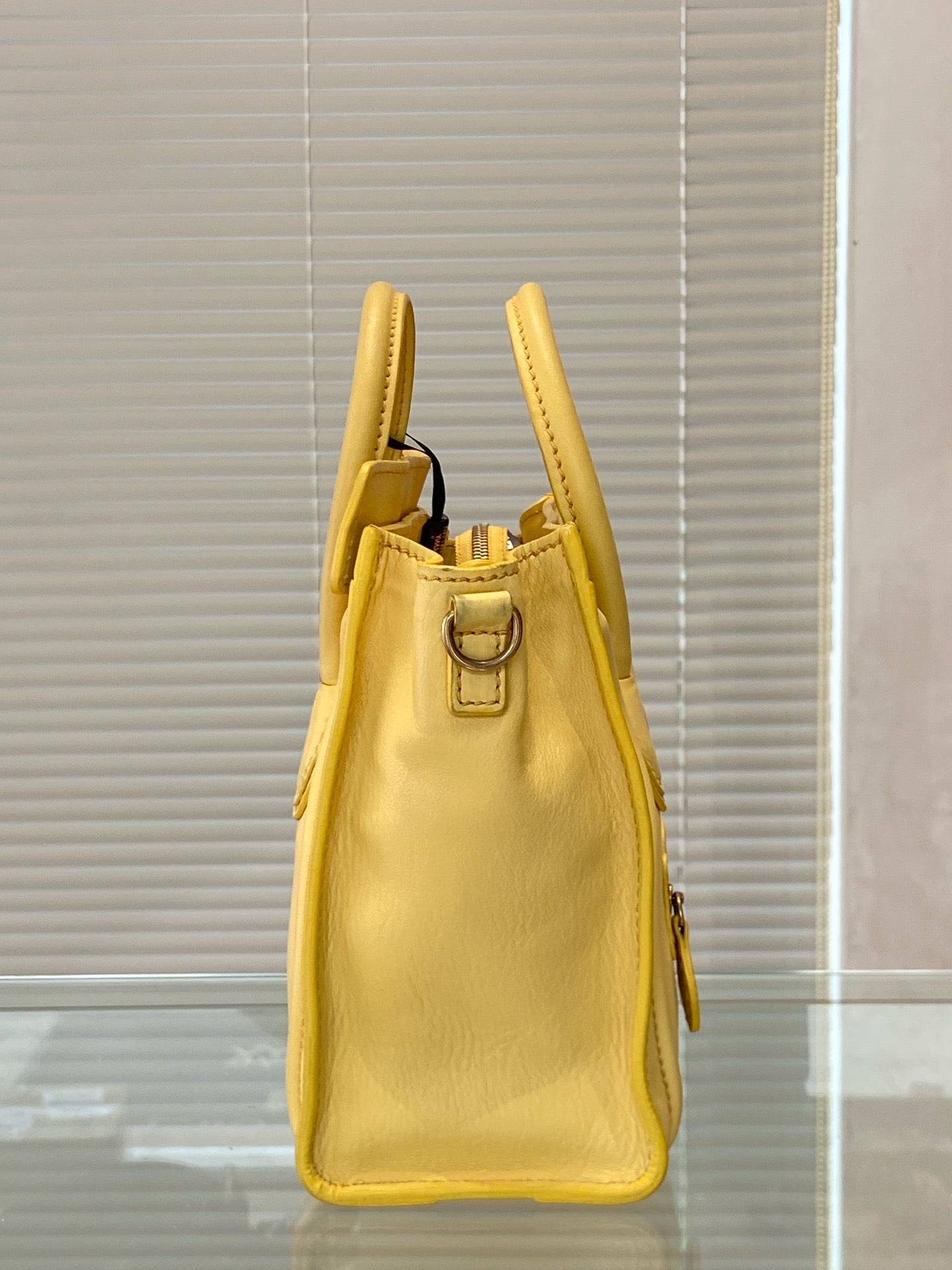 Celine - Luggage - Leather - Yellow - (mini)