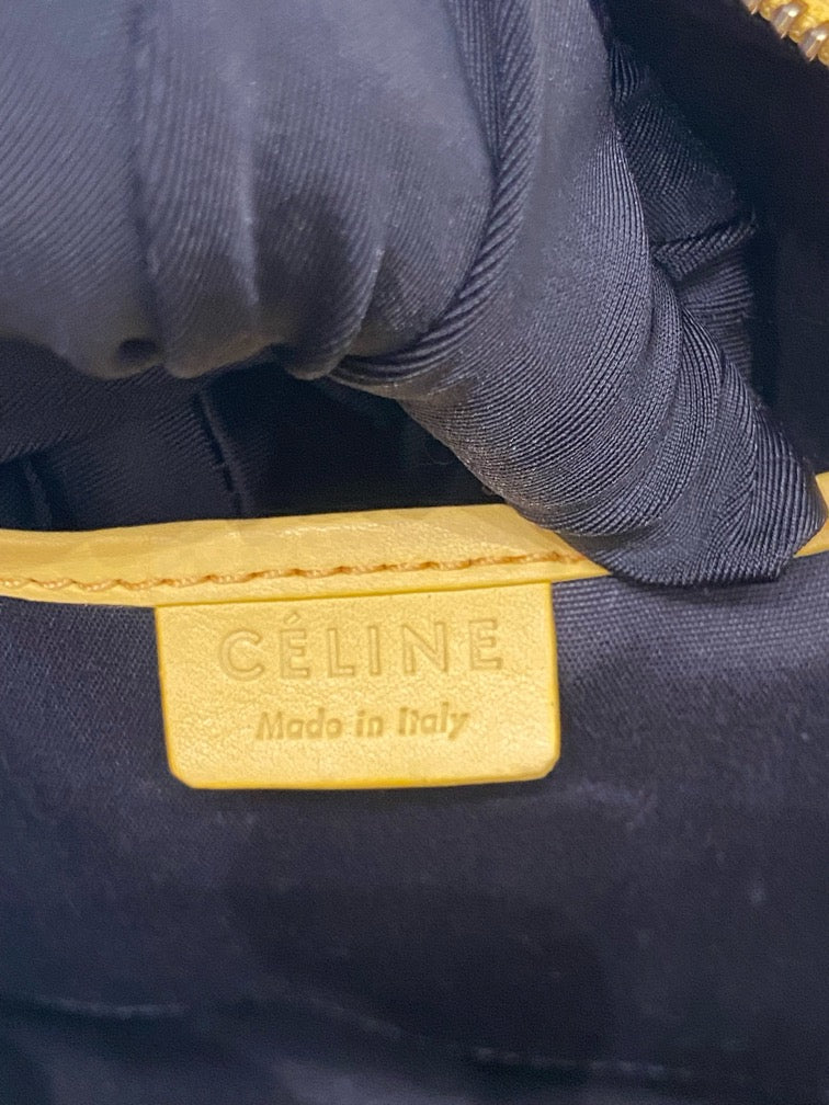 Celine - Luggage - Leather - Yellow - (mini)