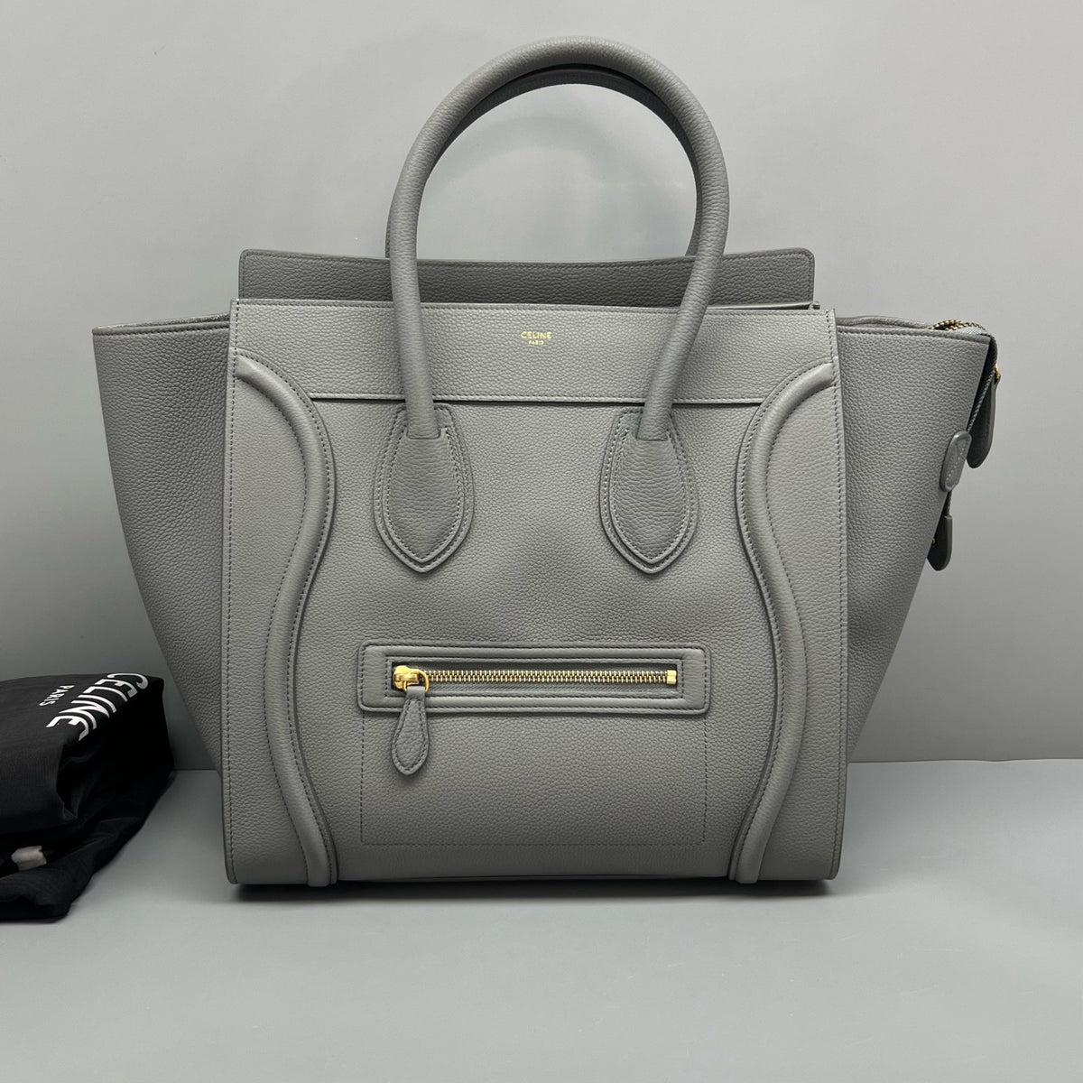 Celine - Luggage Medium - Leather - Grey - (medium)