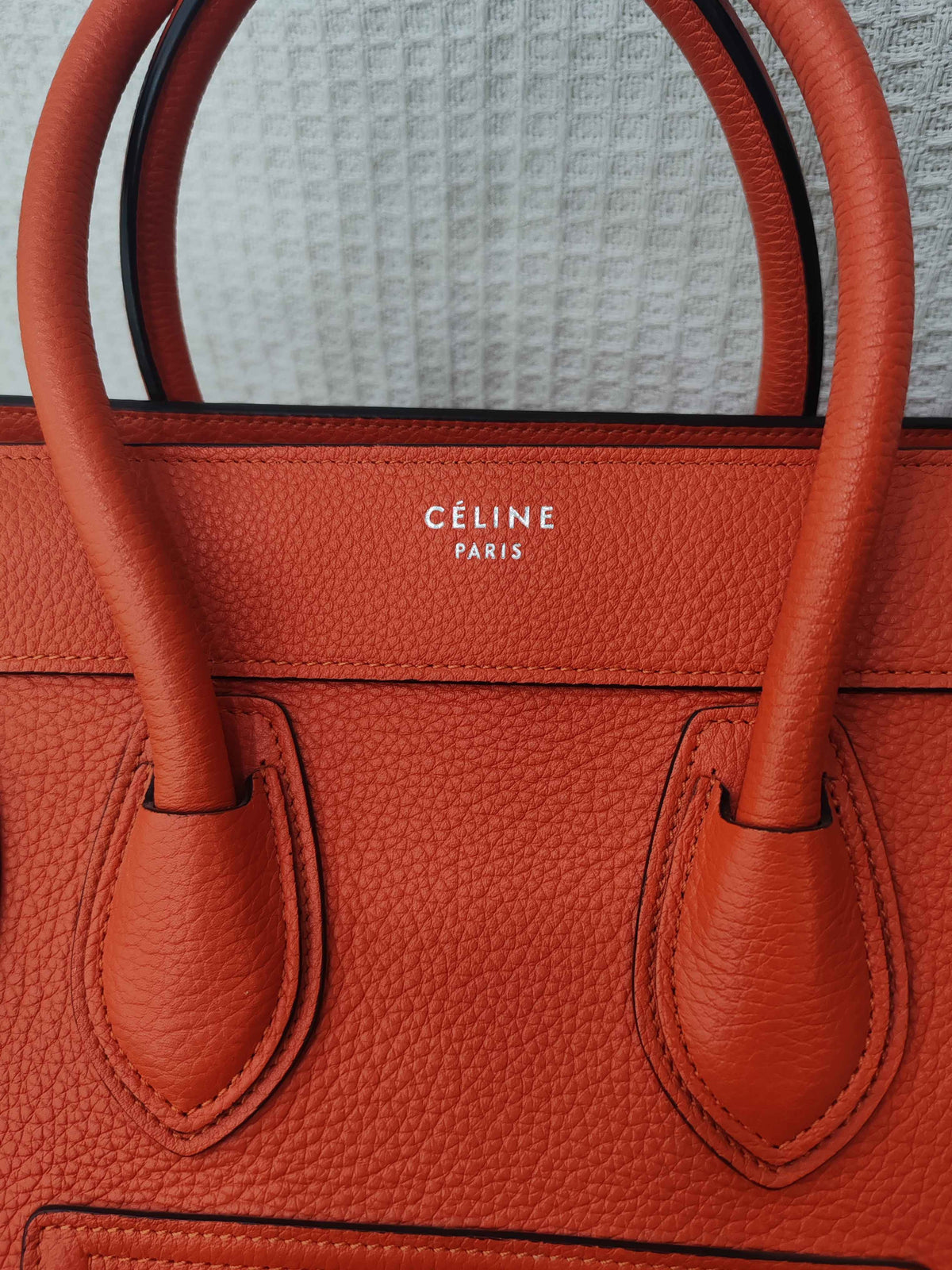 Celine - Luggage Medium - Leather - Orange - (medium)