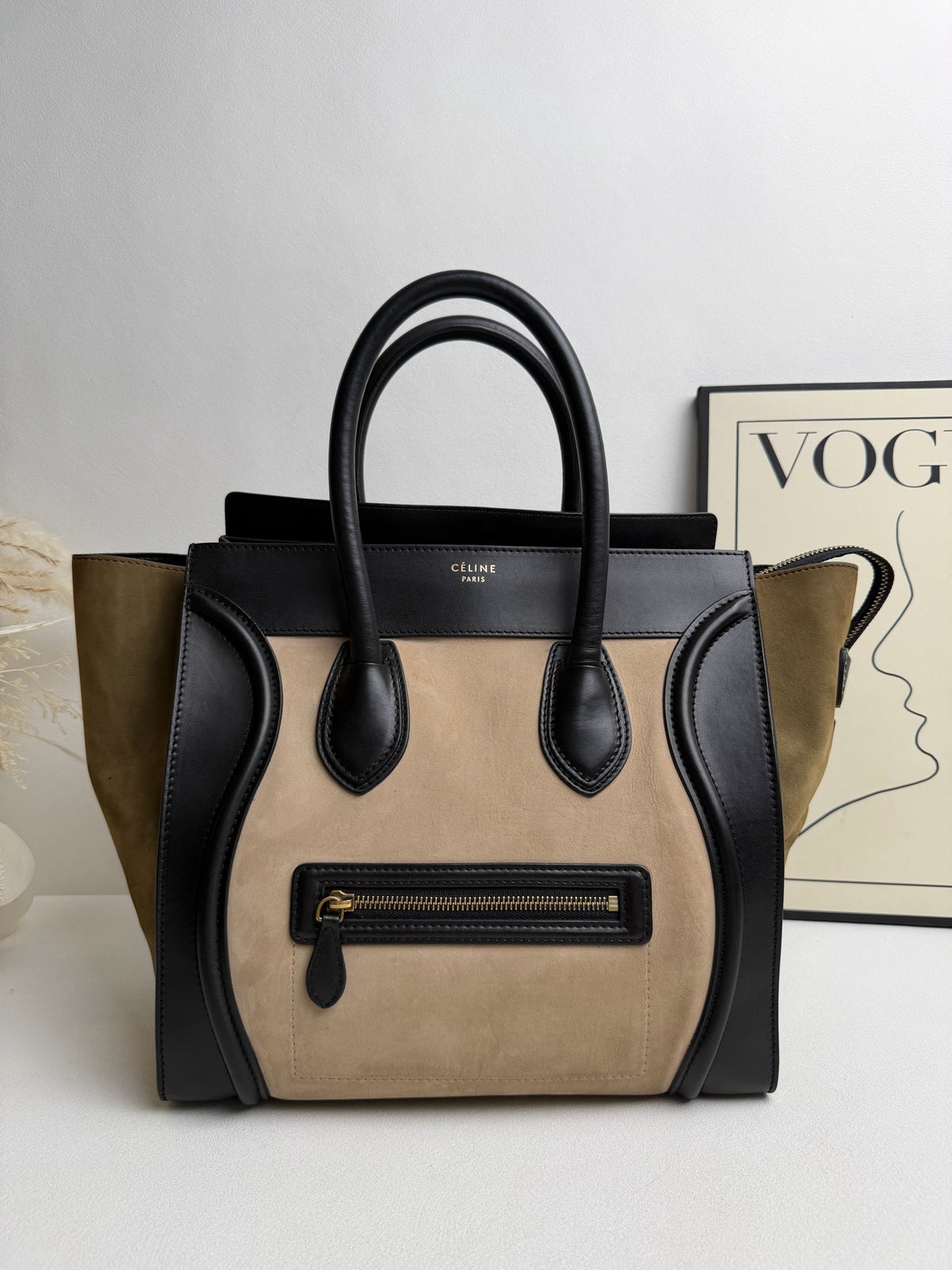 Celine - Luggage Medium - Suede - Multicolour - (Medium)