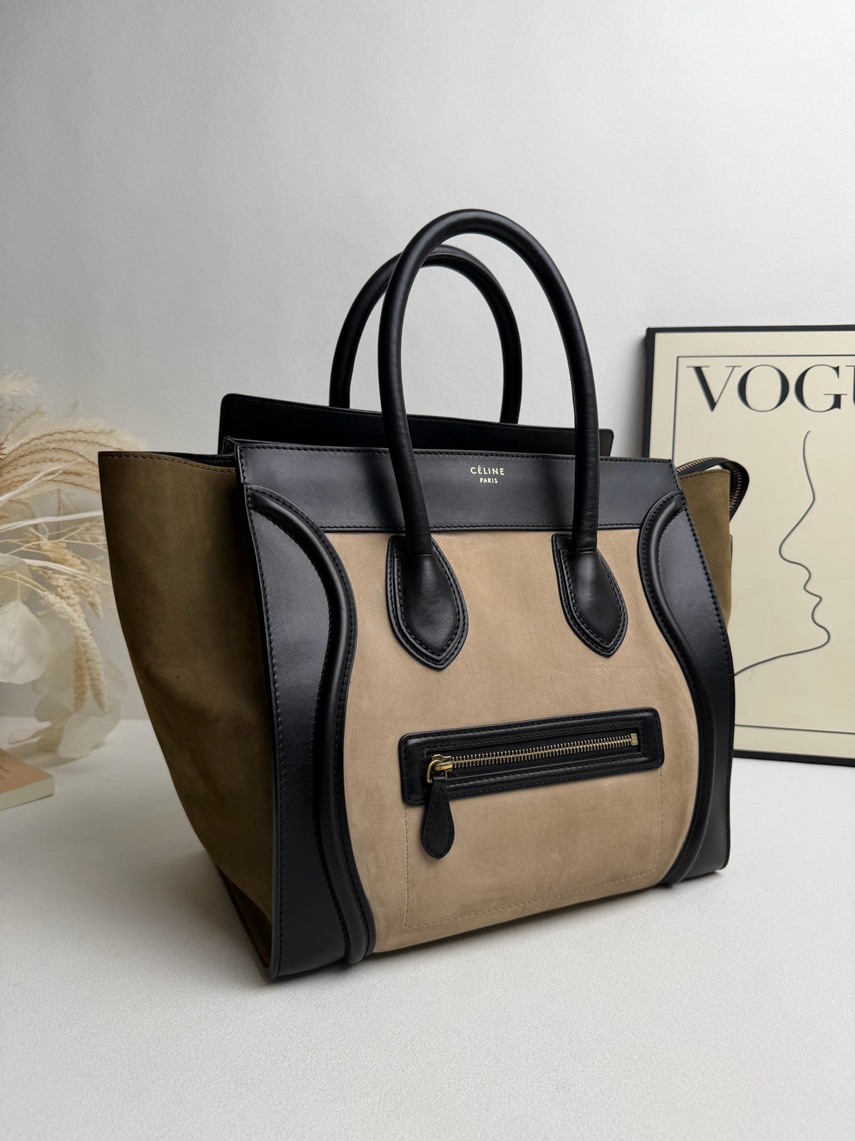 Celine - Luggage Medium - Suede - Multicolour - (Medium)
