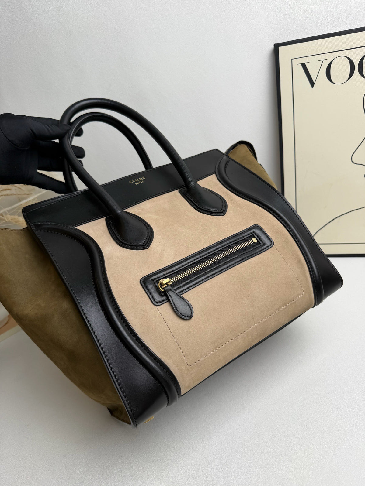Celine - Luggage Medium - Suede - Multicolour - (Medium)