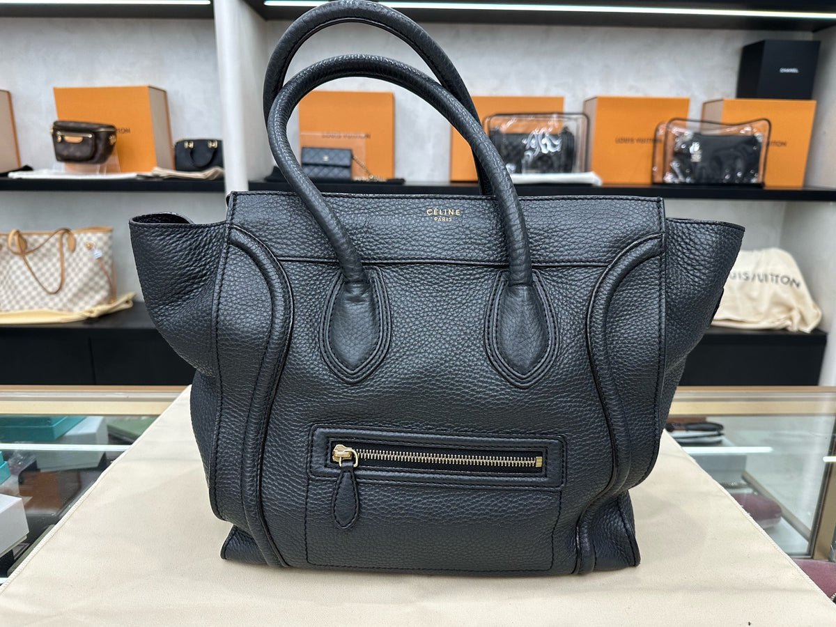 Celine - Luggage Micro - Leather - Black - (mini)