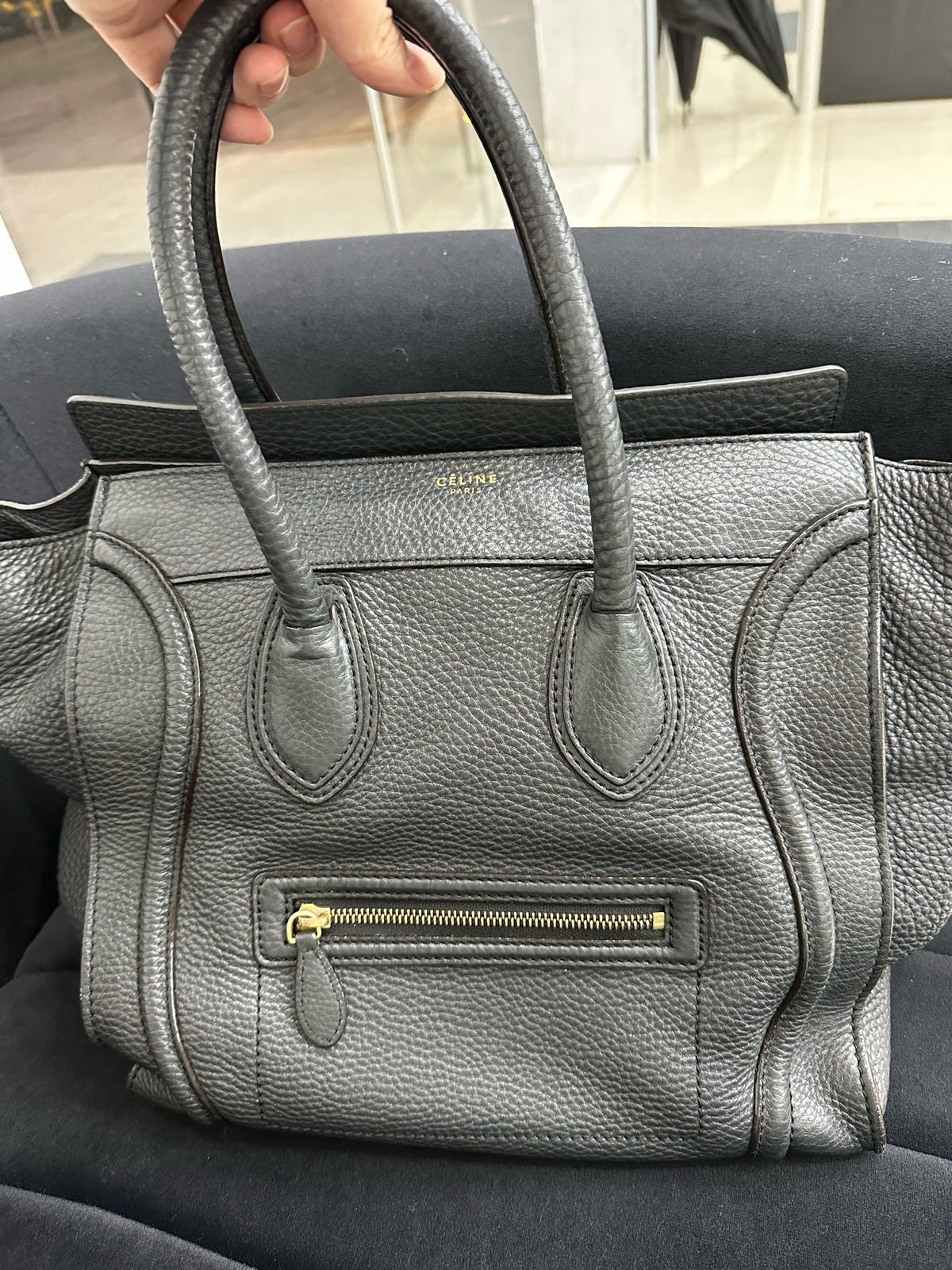 Celine - Luggage Micro - Leather - Black - (mini)