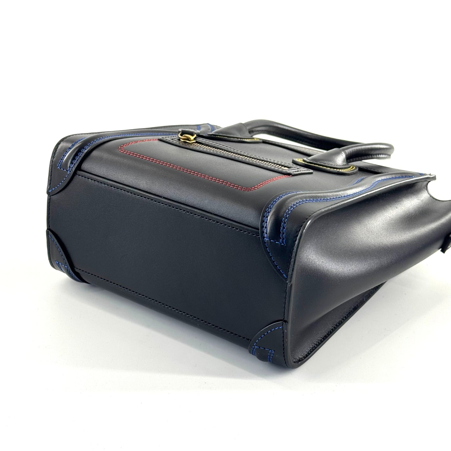 Celine - Luggage Nano - Calfskin leather - Black - (mini)