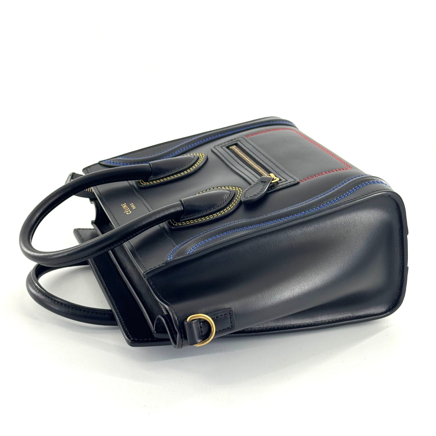 Celine - Luggage Nano - Calfskin leather - Black - (mini)