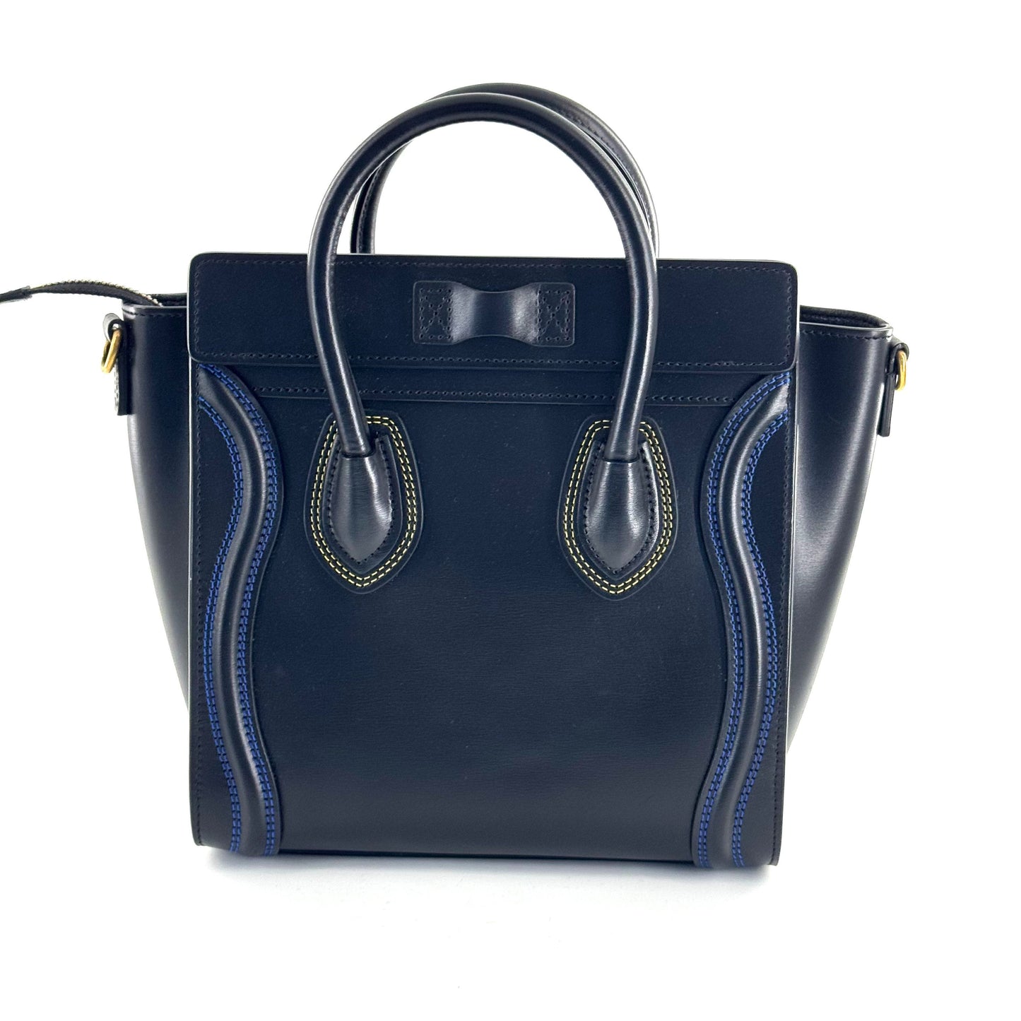 Celine - Luggage Nano - Calfskin leather - Black - (mini)