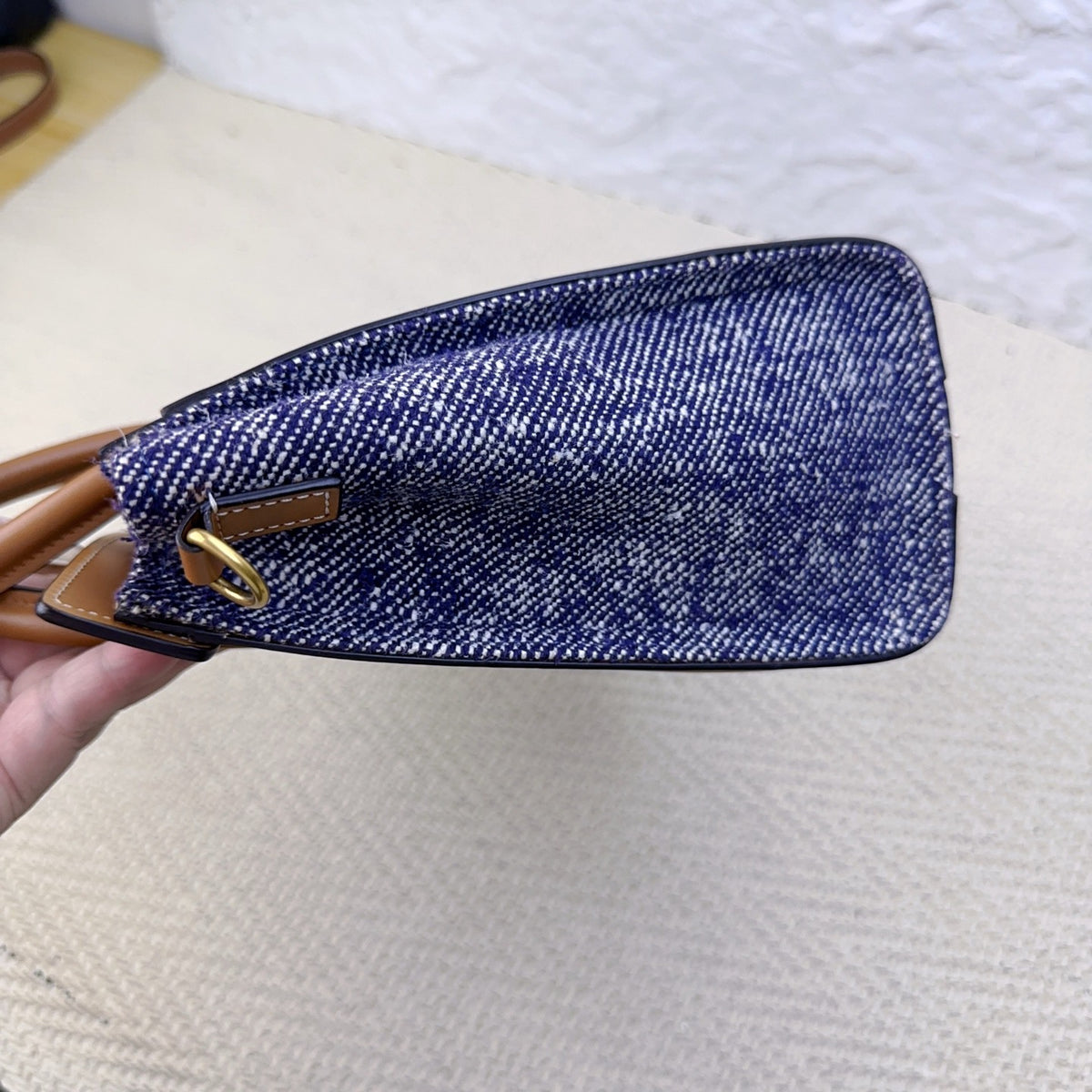 Celine - Luggage Nano - Denim - Jeans - Multicolour - (mini)
