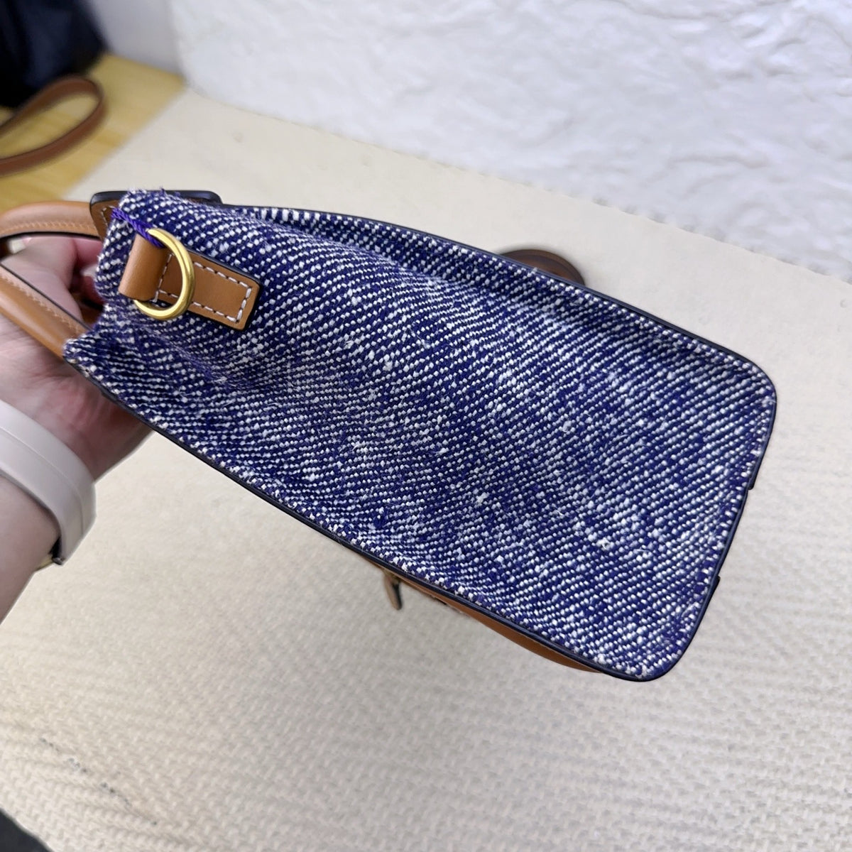 Celine - Luggage Nano - Denim - Jeans - Multicolour - (mini)