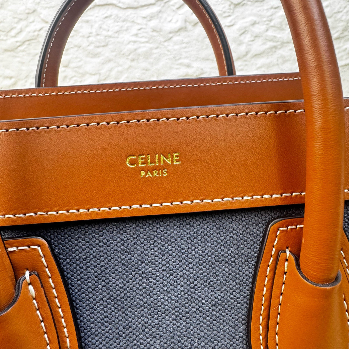 Celine - Luggage Nano - Denim - Jeans - Multicolour - (mini)