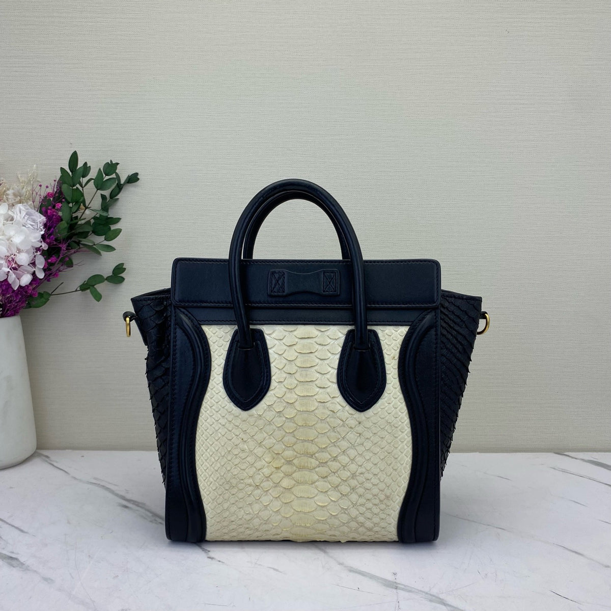 Celine - Luggage Nano - Exotic leathers - Python - Multicolour - (mini)