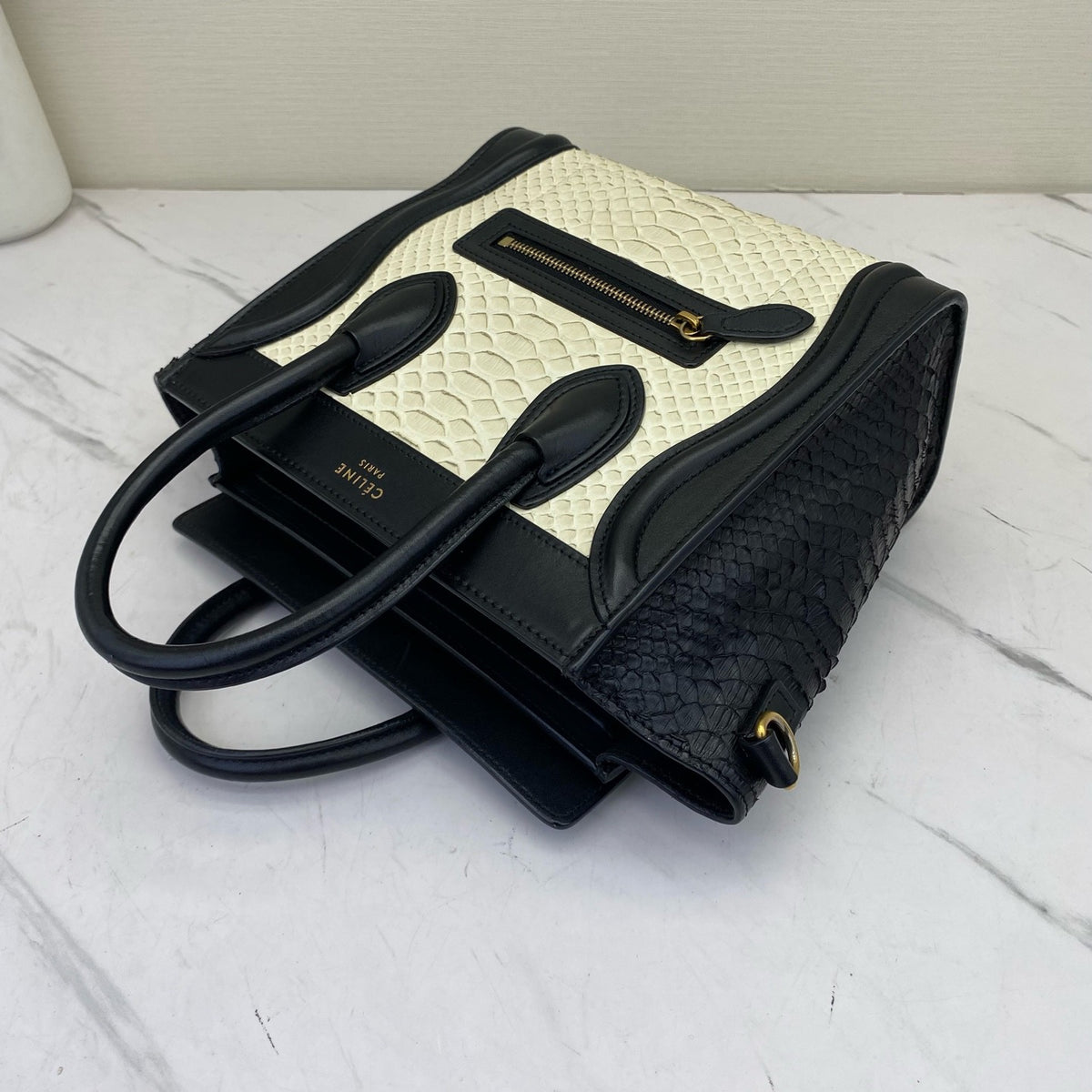 Celine - Luggage Nano - Exotic leathers - Python - Multicolour - (mini)
