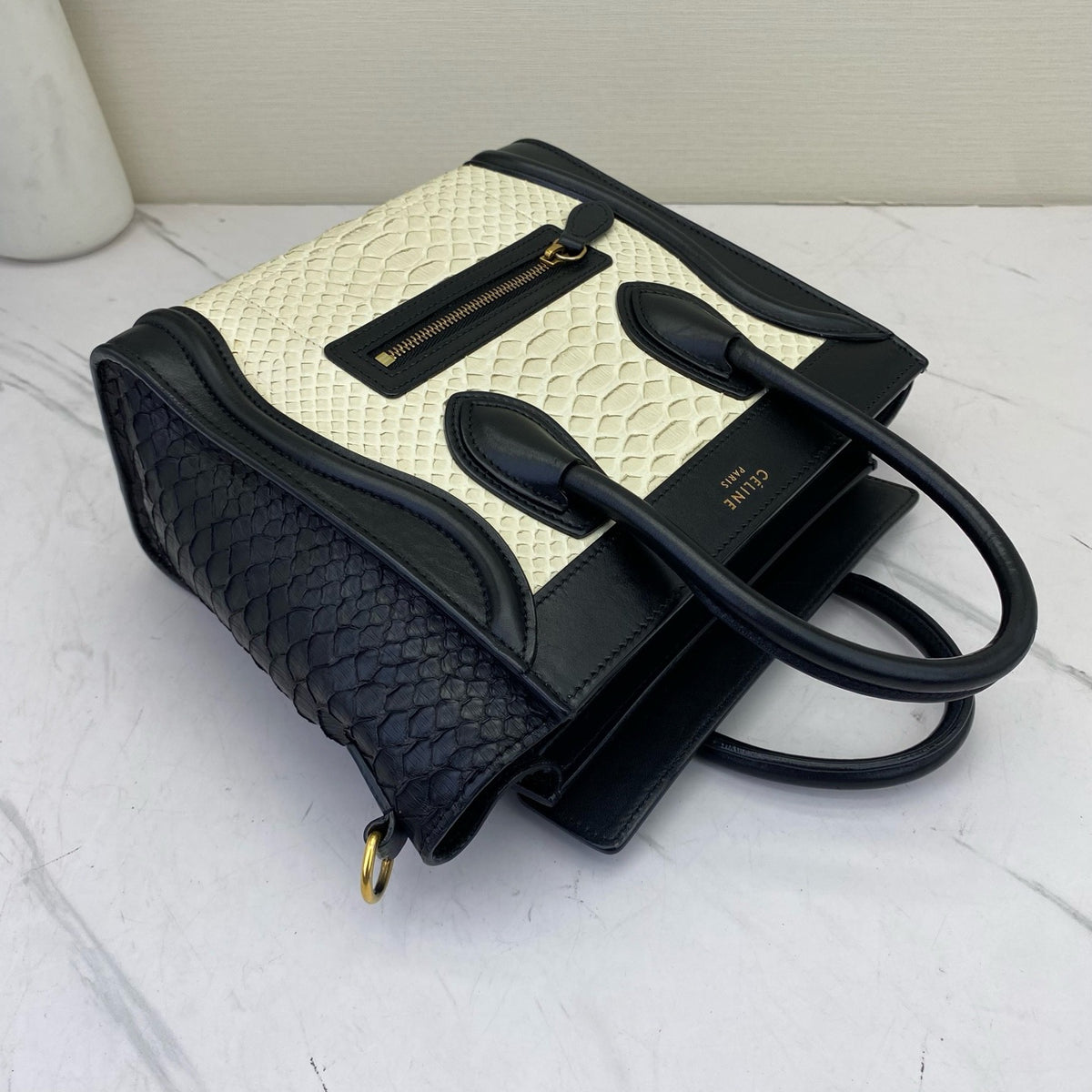 Celine - Luggage Nano - Exotic leathers - Python - Multicolour - (mini)
