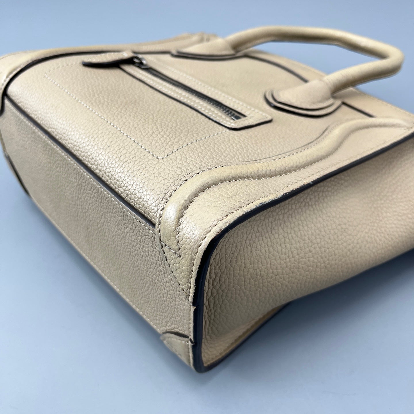Celine - Luggage Nano - Leather - Beige - (mini)