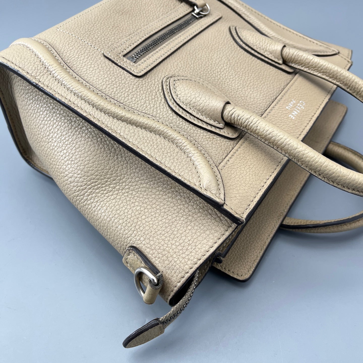 Celine - Luggage Nano - Leather - Beige - (mini)