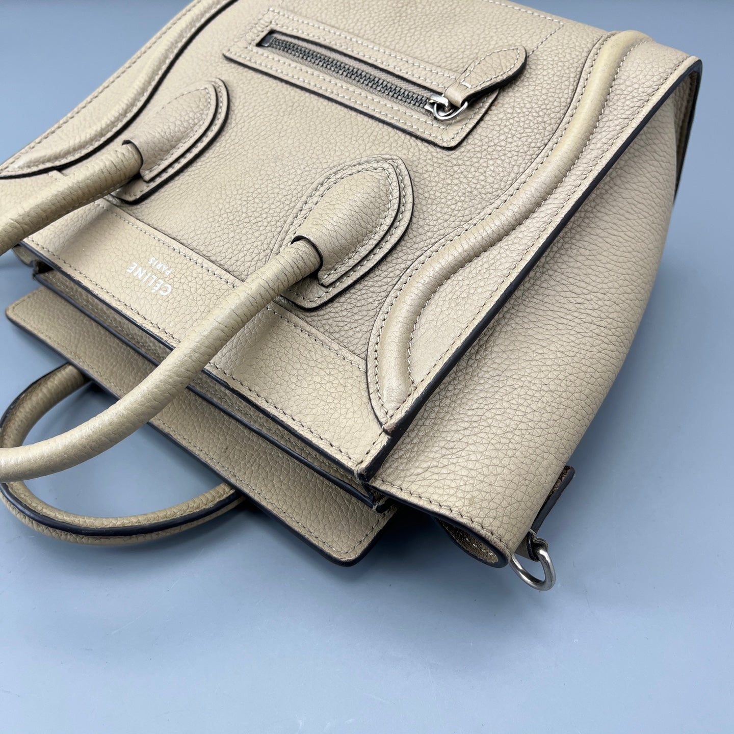 Celine - Luggage Nano - Leather - Beige - (mini)