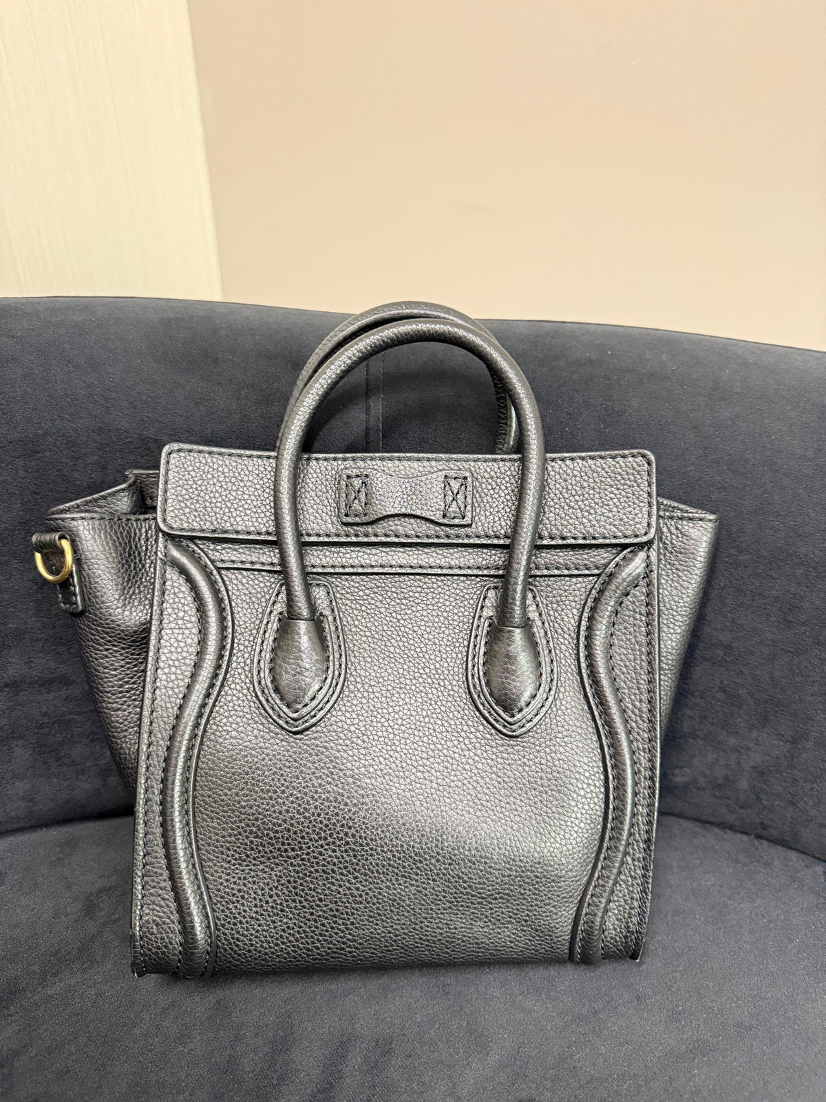 Celine - Luggage Nano - Leather - Black - (mini)