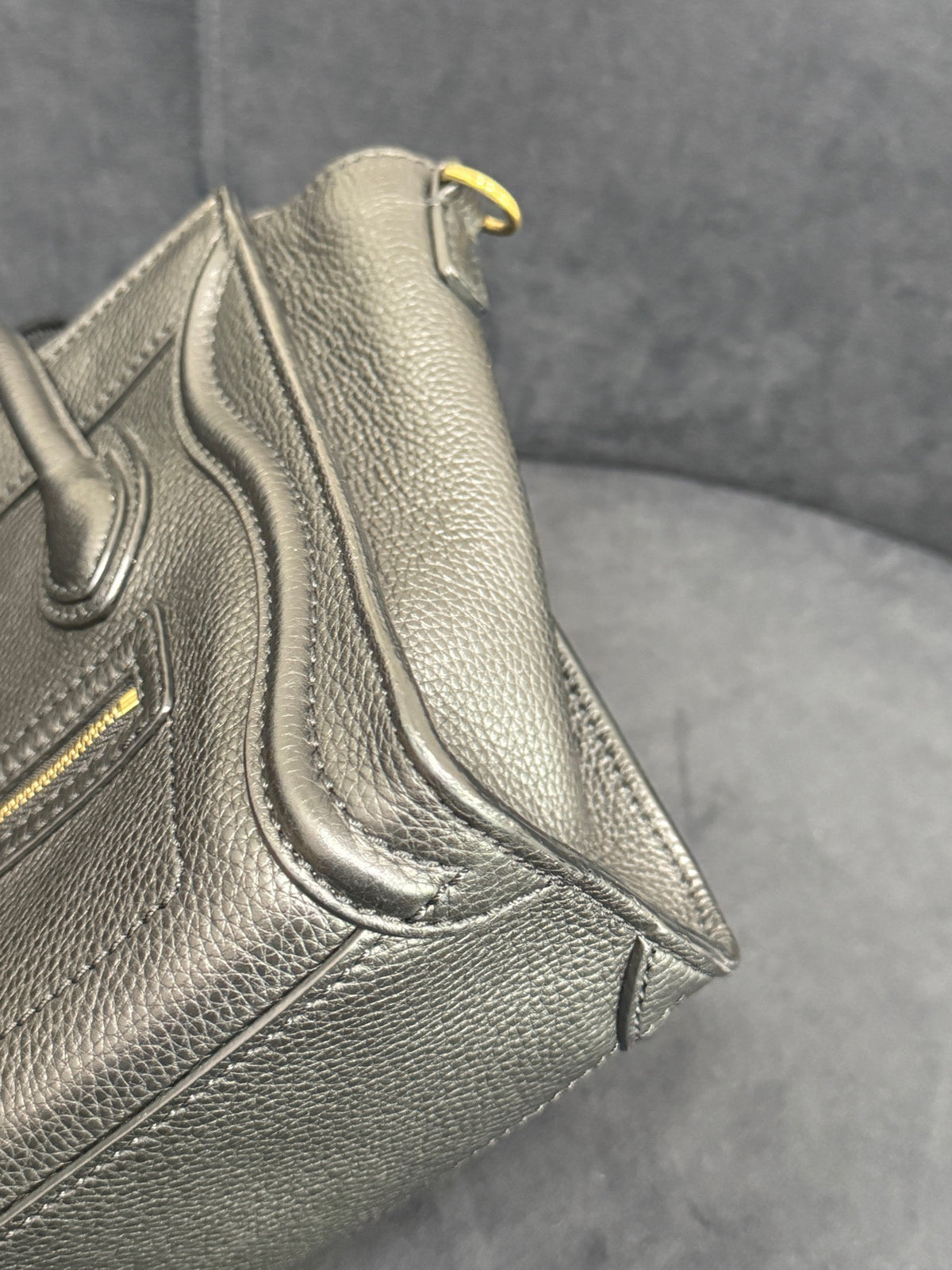 Celine - Luggage Nano - Leather - Black - (mini)