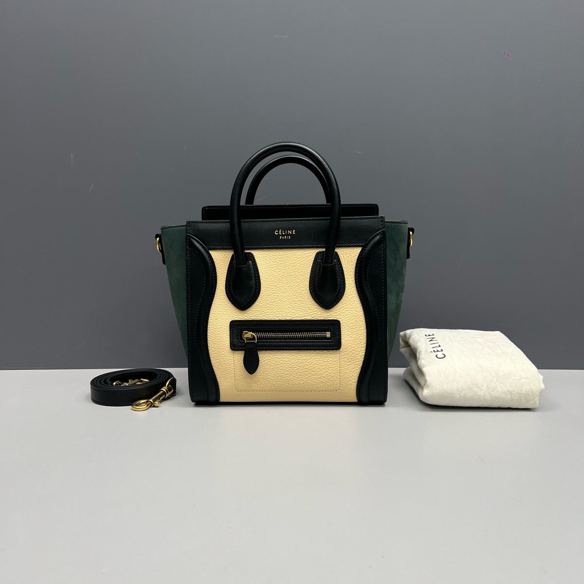 Celine - Luggage Nano - Leather - Multicolour - (mini)