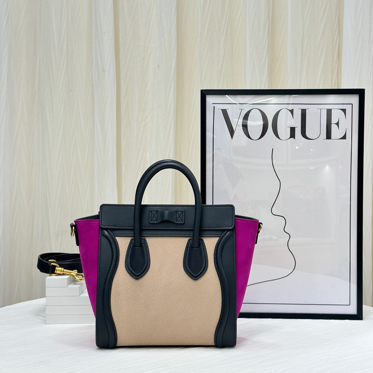 Celine - Luggage Nano - Leather - Multicolour - (mini)