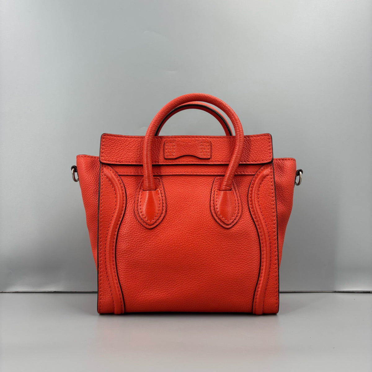 Celine - Luggage Nano - Leather - Orange - (mini)